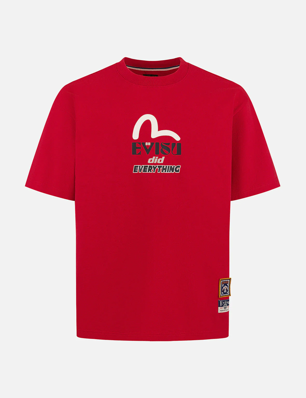 Daruma and Totem Print Relax Fit T-shirt - Image 3