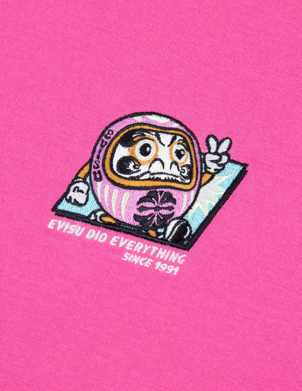 Daruma Embroidery Regular Fit T-Shirt - Image 8