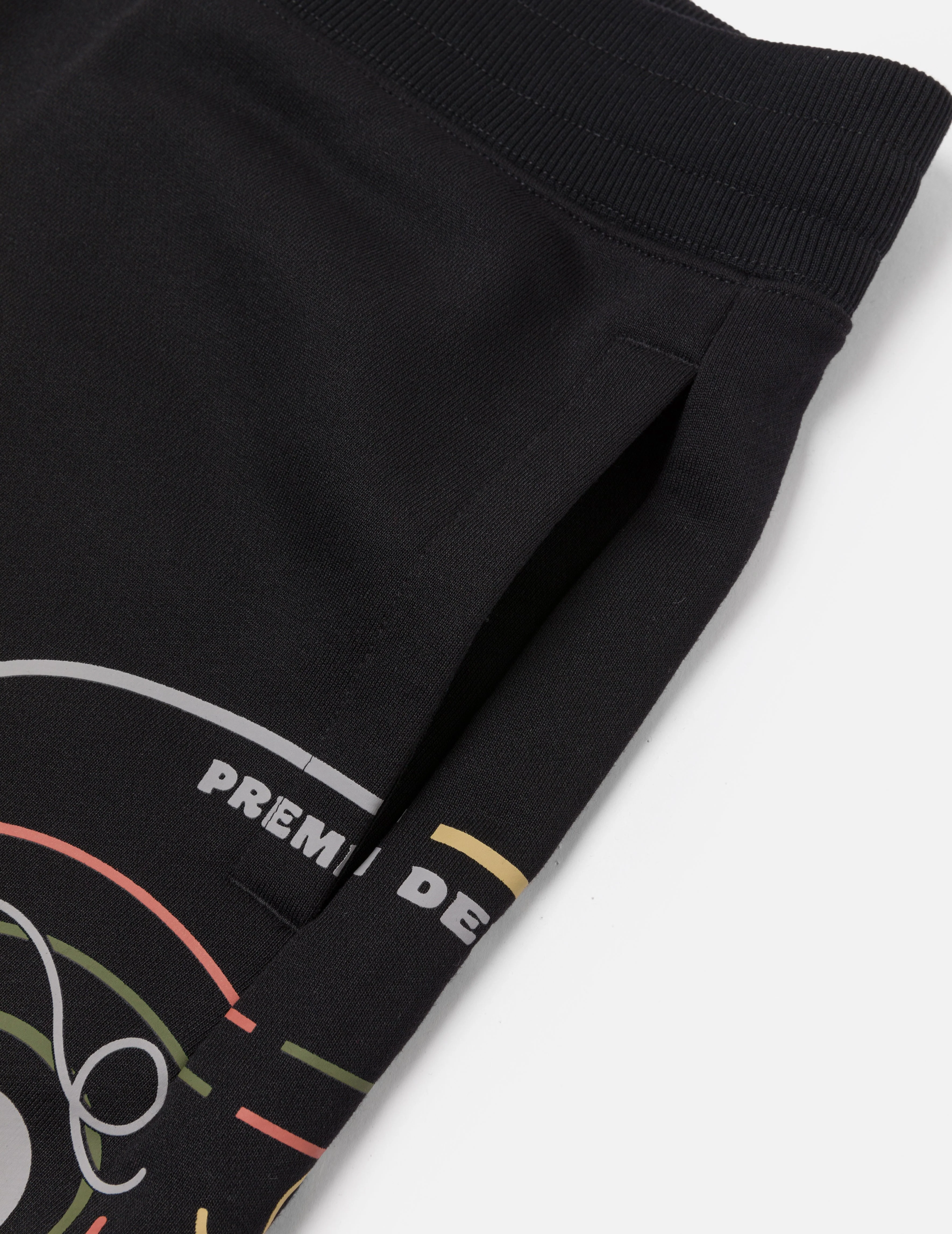 Daruma Print Regular Fit Sweatshorts - Image 7