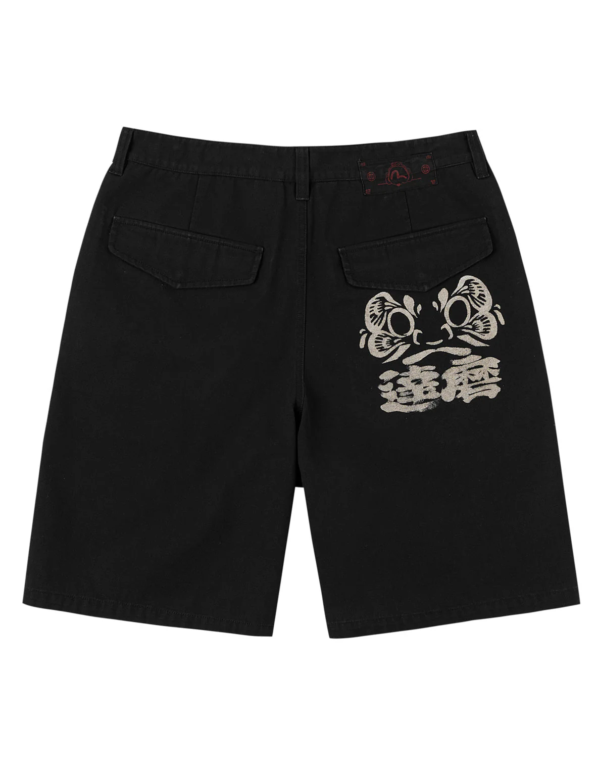 Daruma Print Woven Shorts - Image 26