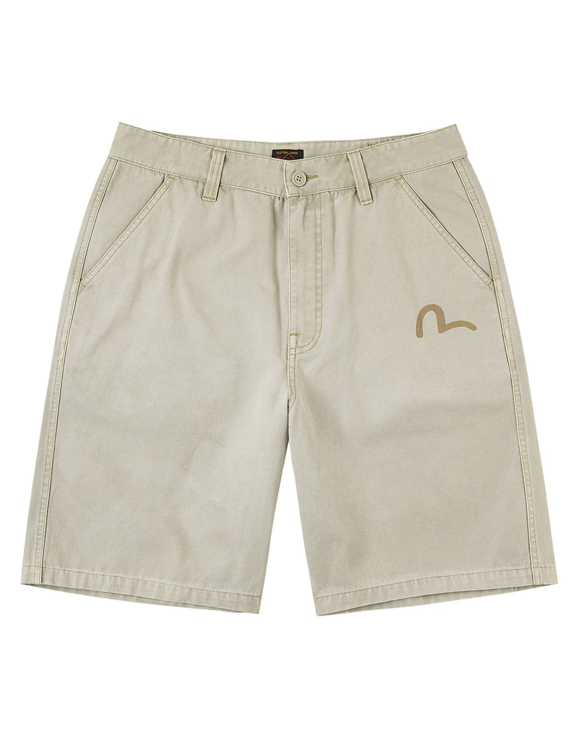 Daruma Print Woven Shorts - Image 3