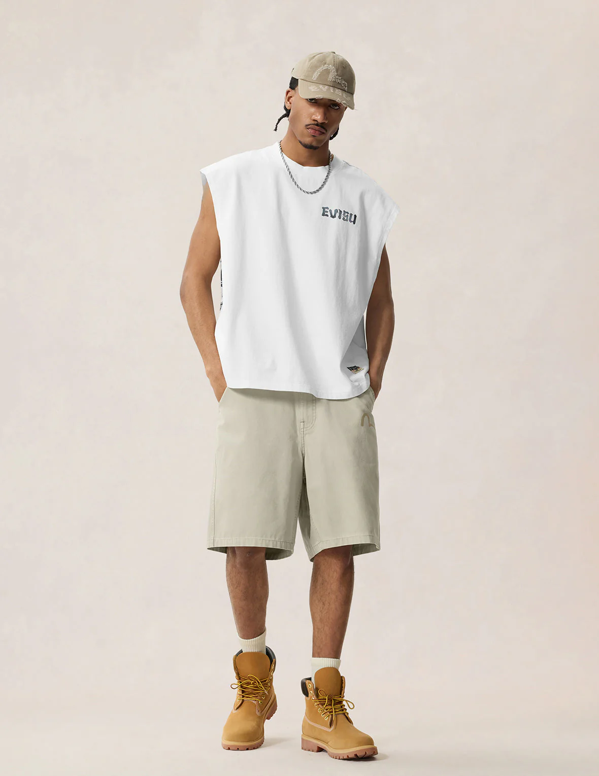 Daruma Print Woven Shorts - Image 7