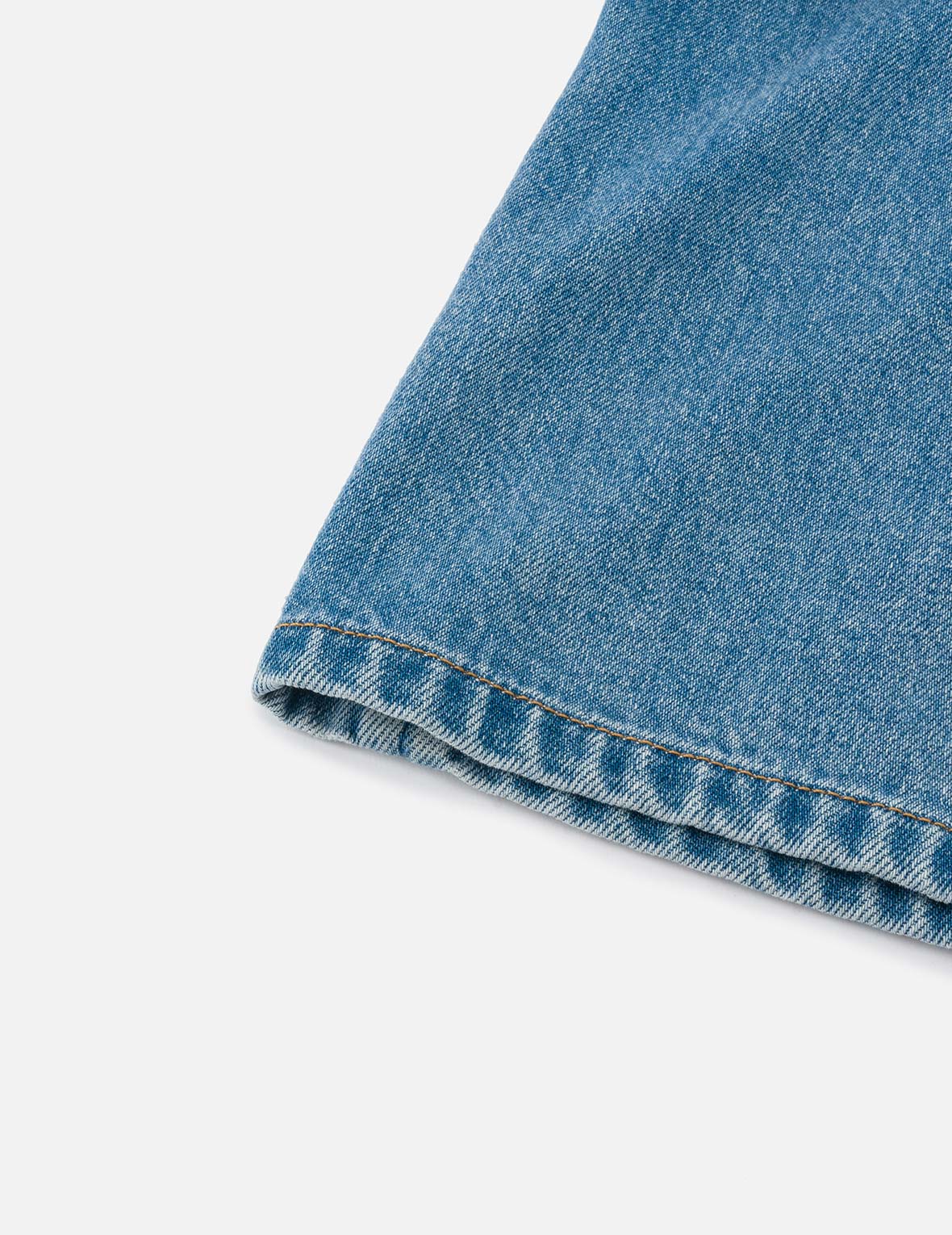 Deconstructed Inserted Seagull Embroidery Fashion Fit Denim Cargo Skirt - Image 14