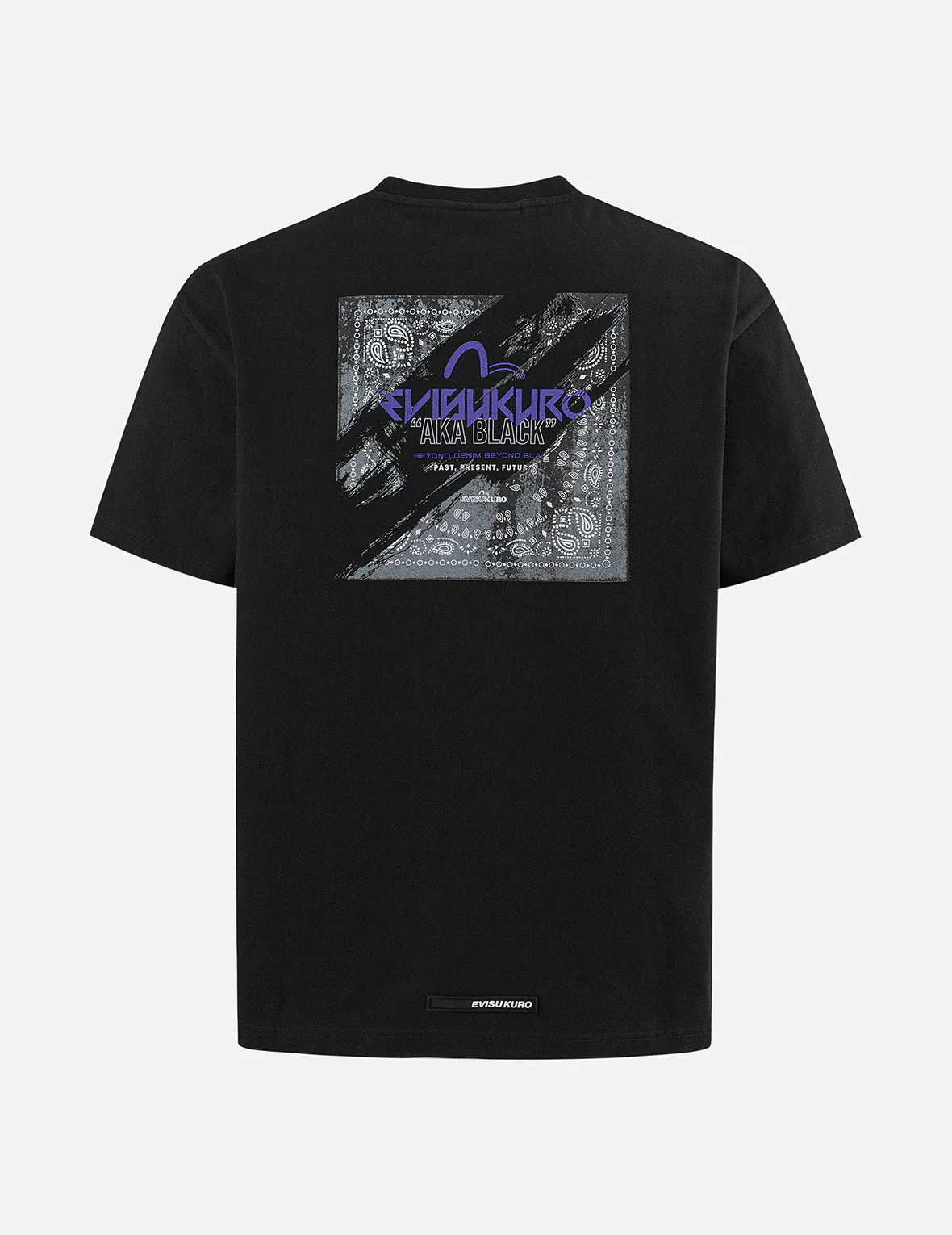 Deconstructed Paisley Print Regular Fit T-shirt