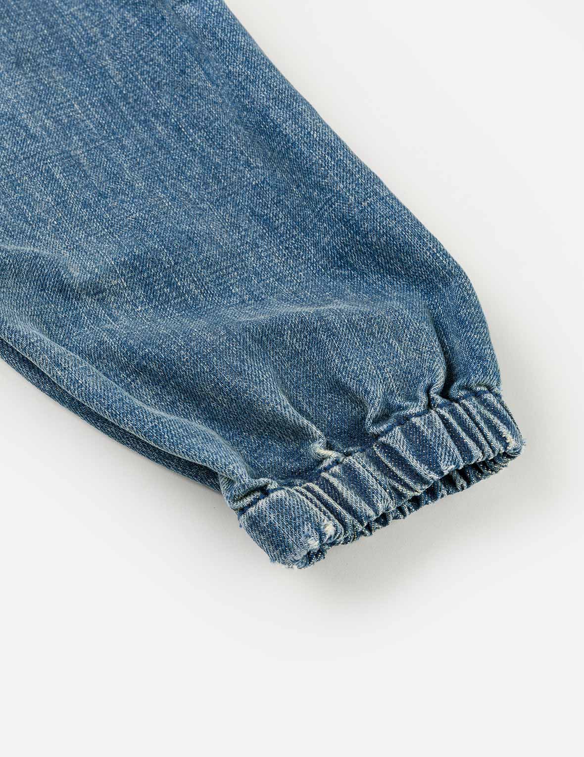 Denim Hooded Anorak Jacket - Image 13