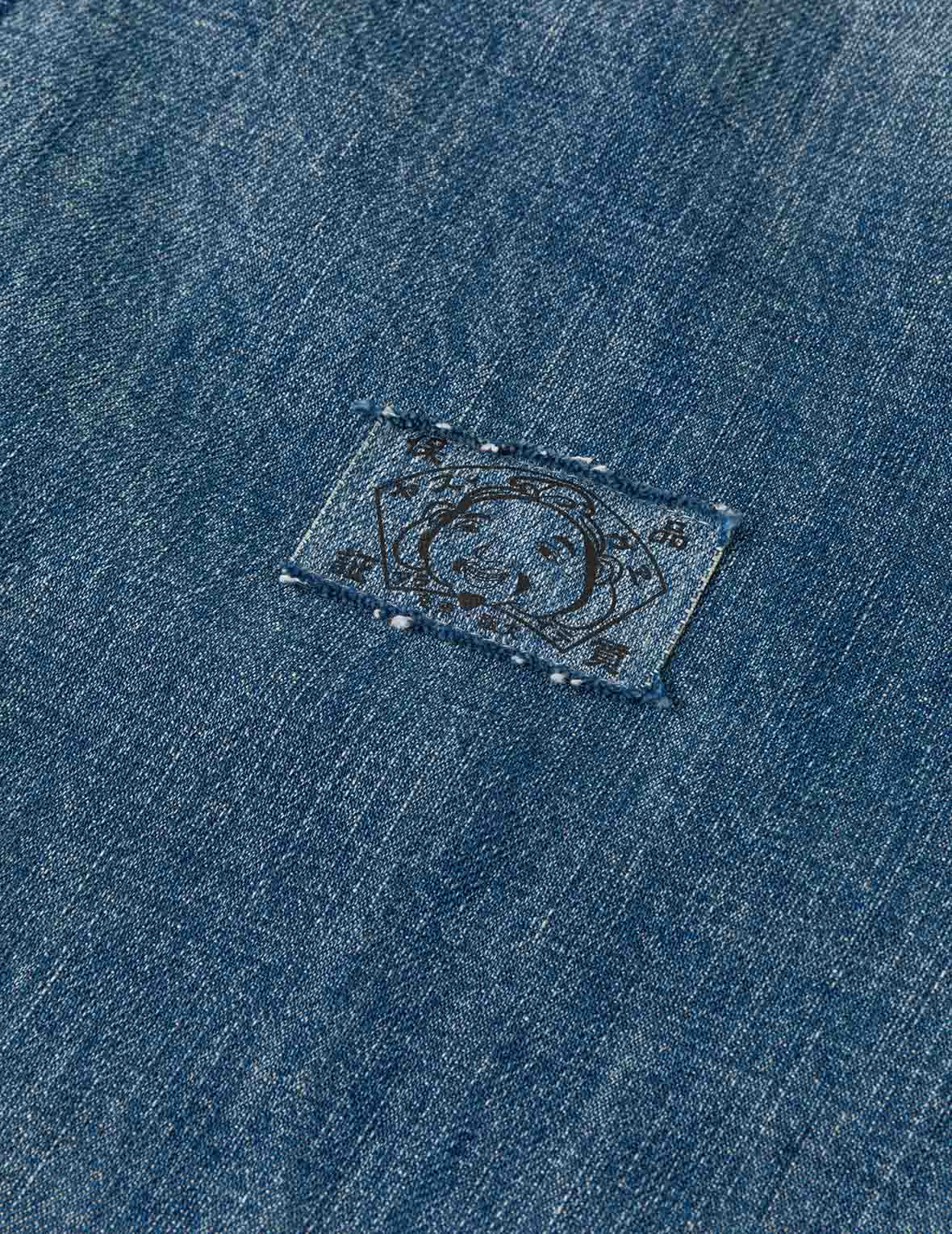 Denim Hooded Anorak Jacket - Image 9