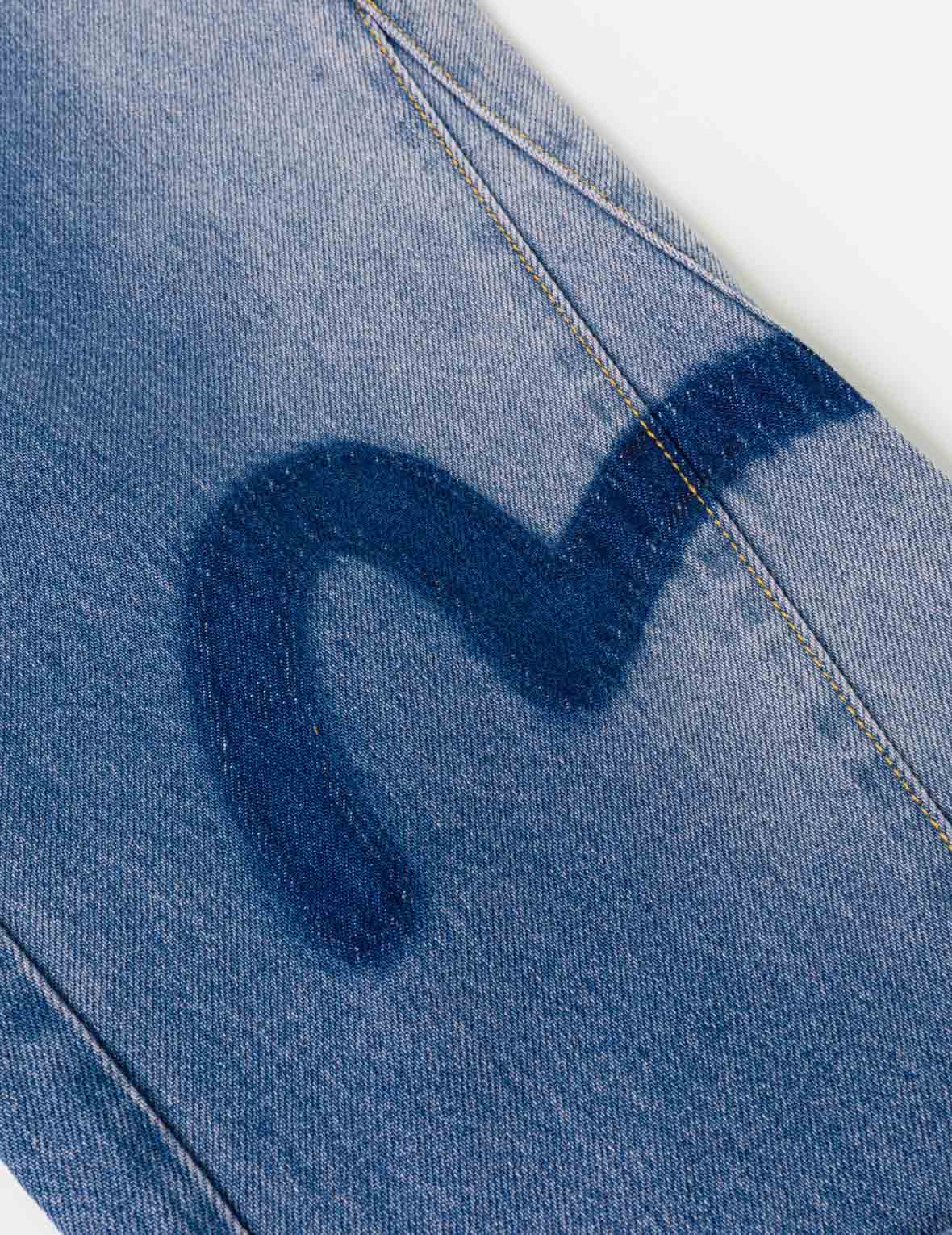 Devil-heart Seagull Bootcut Jeans - Image 5