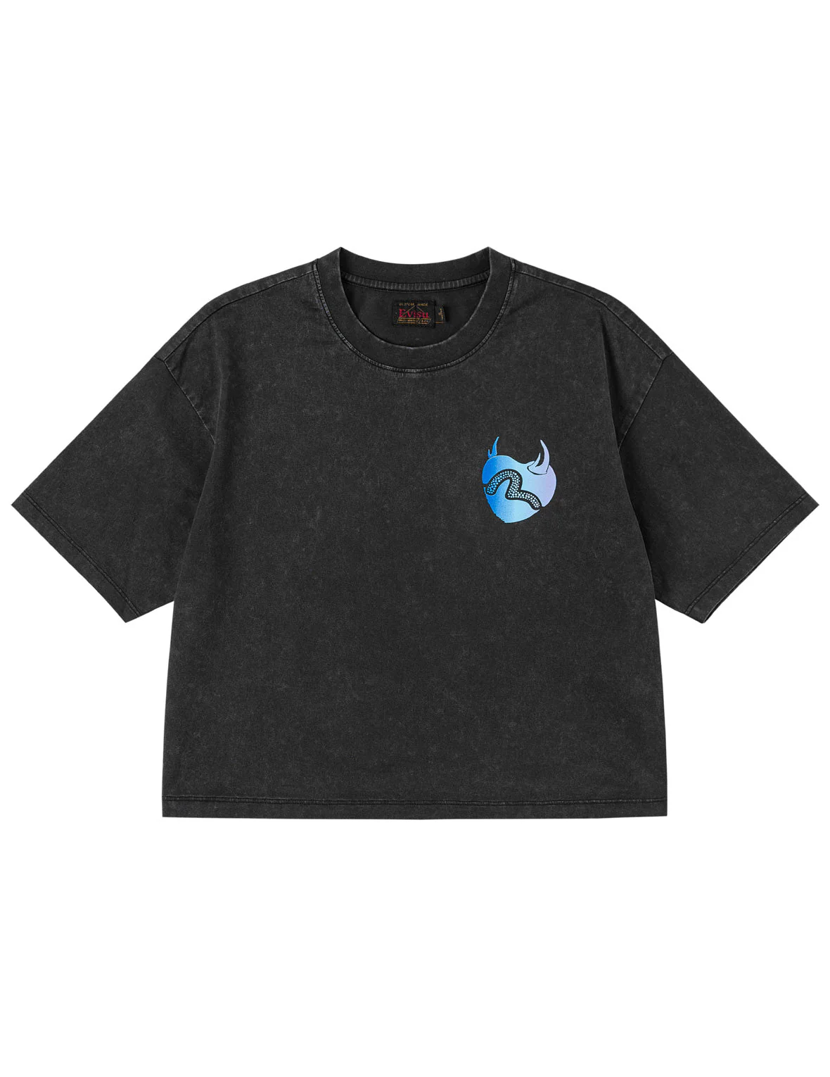 Devil-heart-shaped Seagull Emboss T-shirt - Image 22