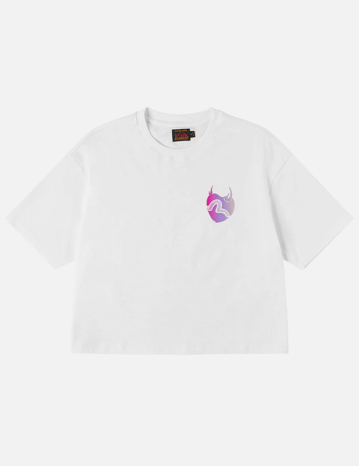 Devil-heart-shaped Seagull Emboss T-shirt - Image 5