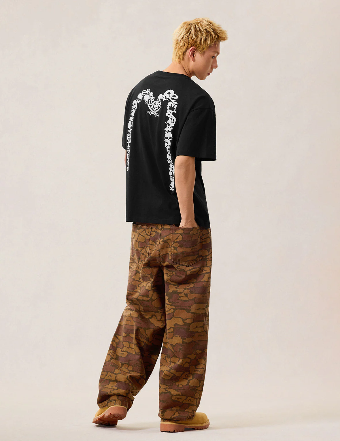 Distressed Camo Daicock T-shirt - Image 6