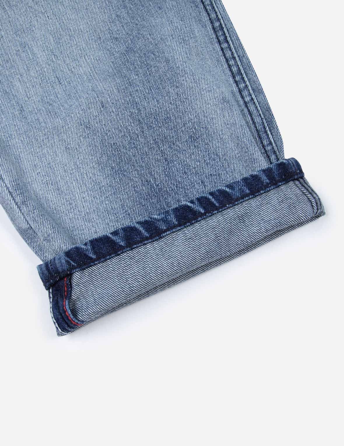 Distressed Daicock Straight Fit Washed Jeans - Image 11