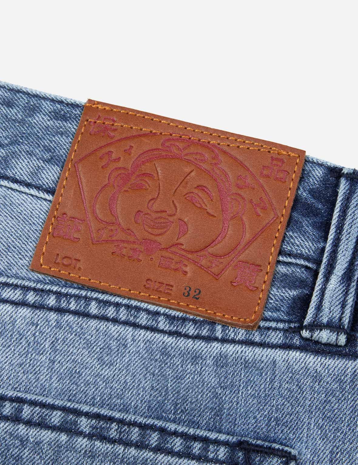 Distressed Daicock Straight Fit Washed Jeans - Image 12