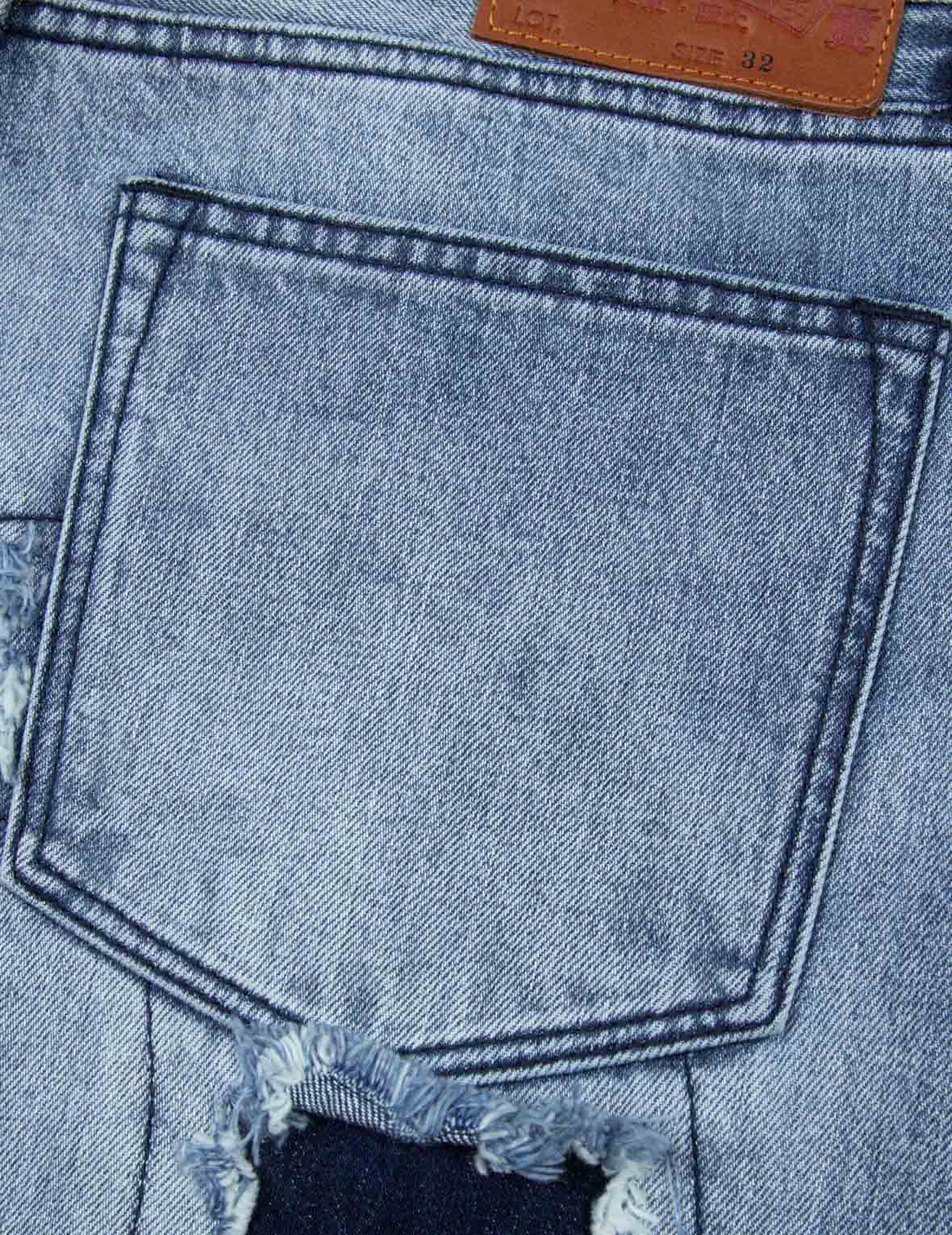 Distressed Daicock Straight Fit Washed Jeans - Image 13
