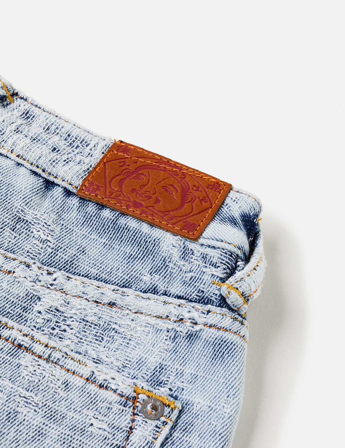 Distressed Denim Balloon Jeans - Image 11