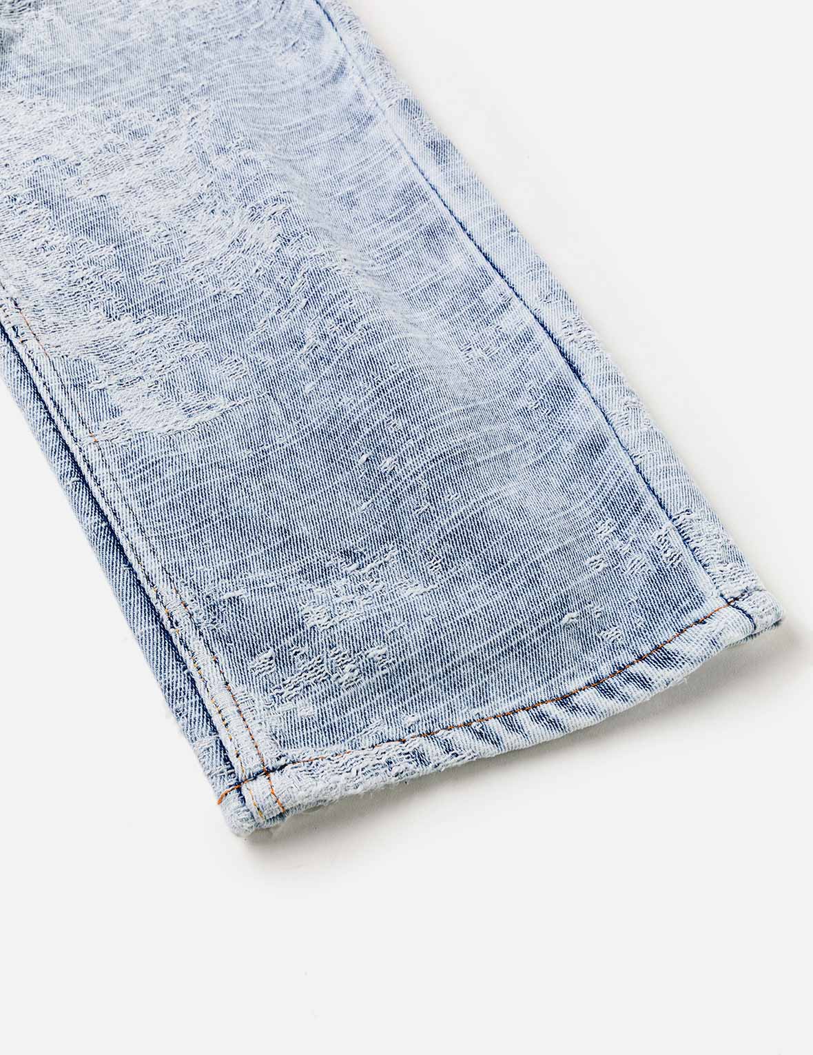 Distressed Denim Balloon Jeans - Image 12