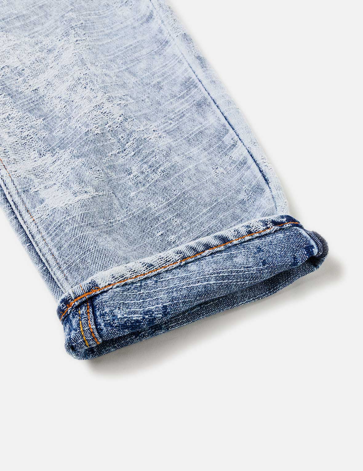 Distressed Denim Balloon Jeans - Image 13