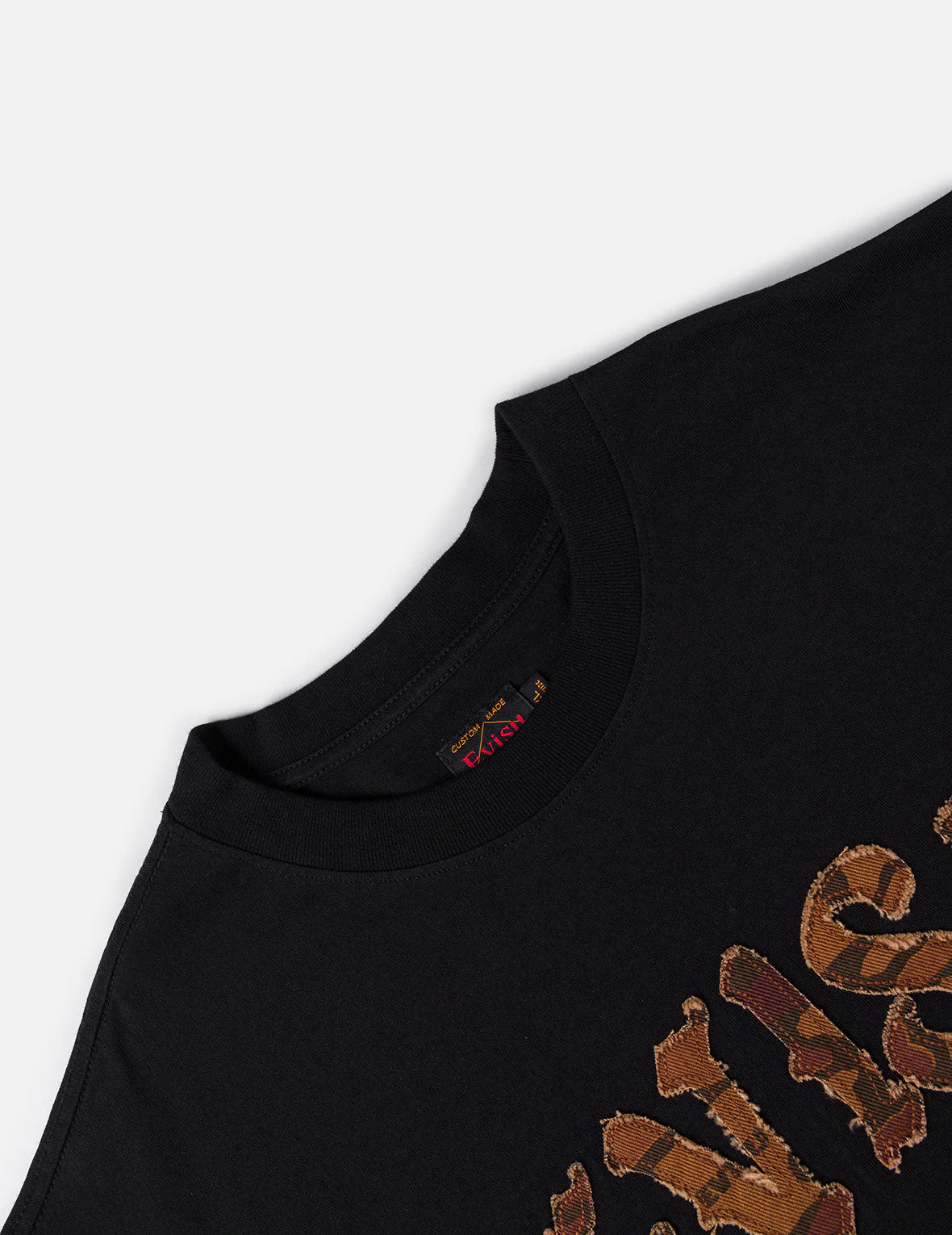 Distressed Ishigaki Camouflage Applique Logo T-shirt - Image 15