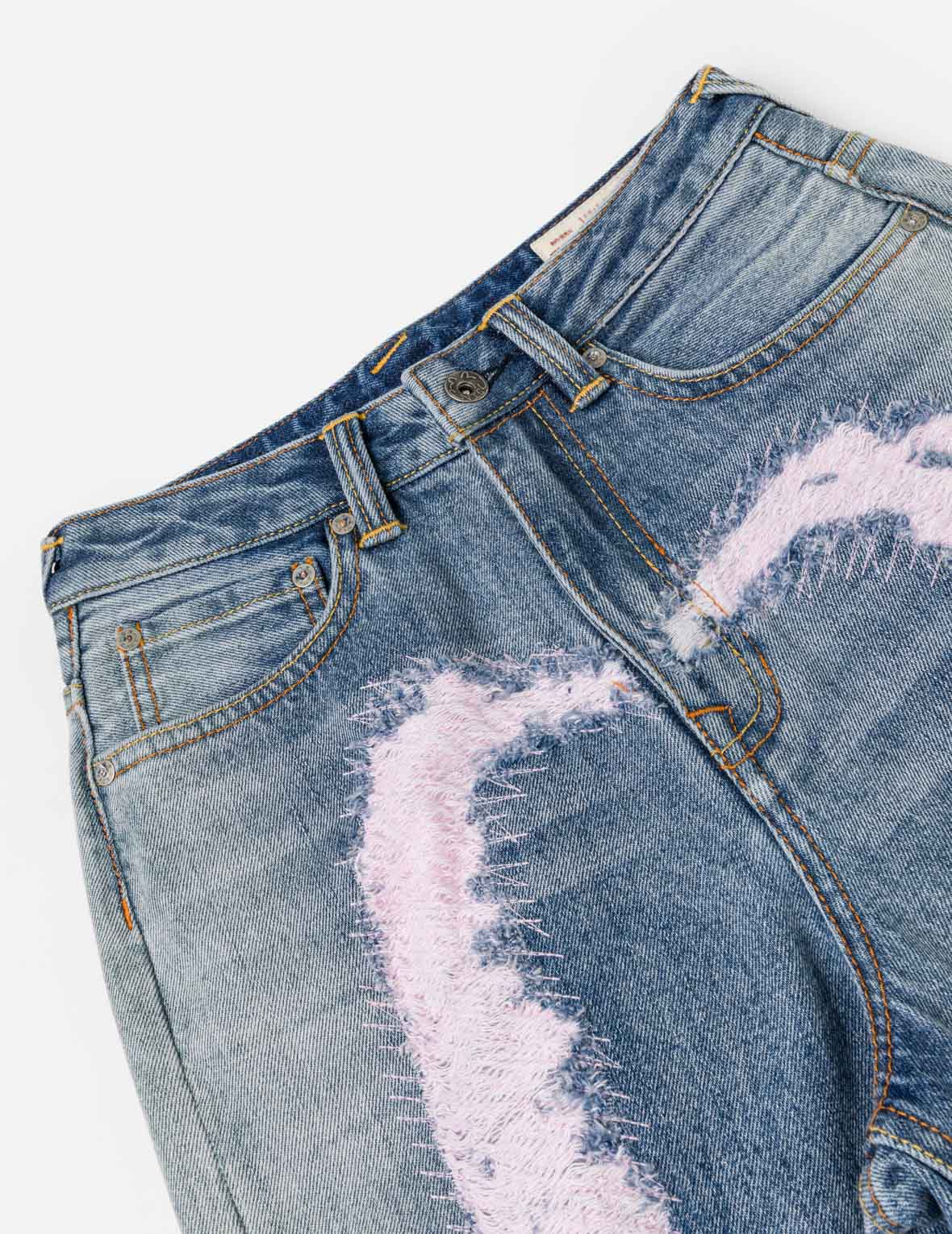 Distressed Daicock Balloon Jeans - Image 10