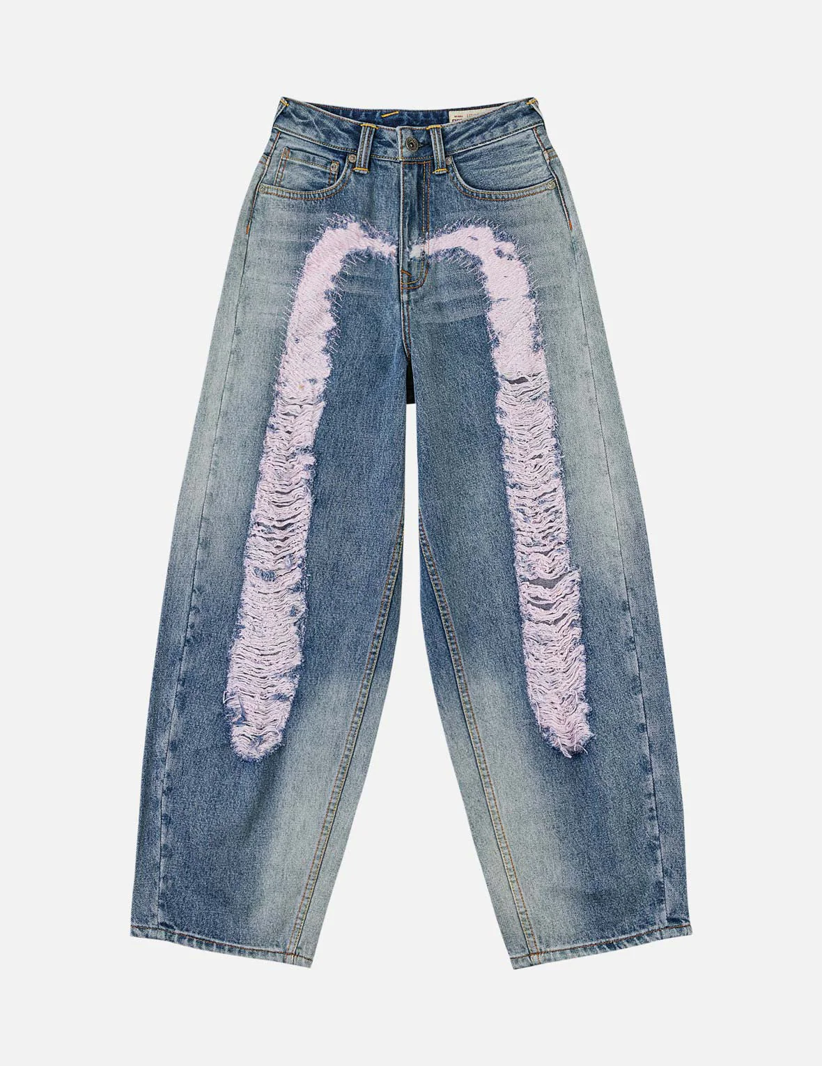 Distressed Daicock Balloon Jeans - Image 3