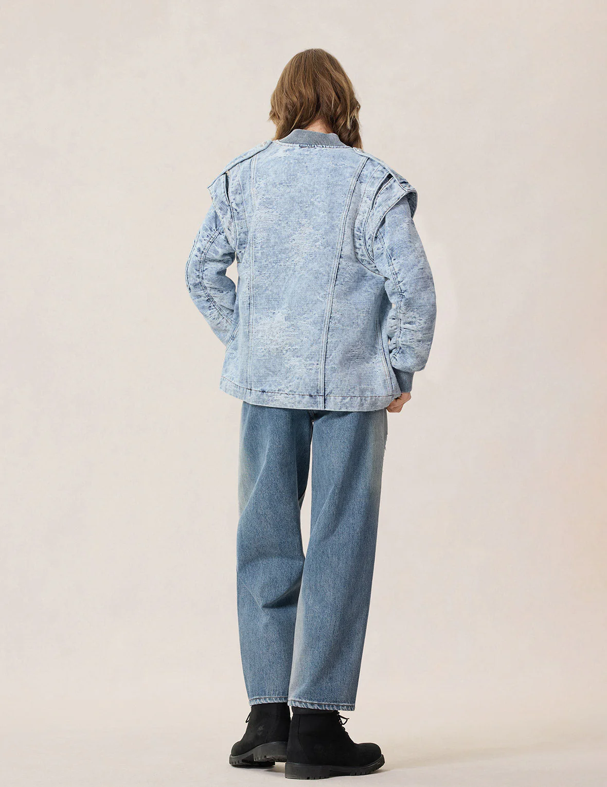 Distressed Daicock Balloon Jeans - Image 6