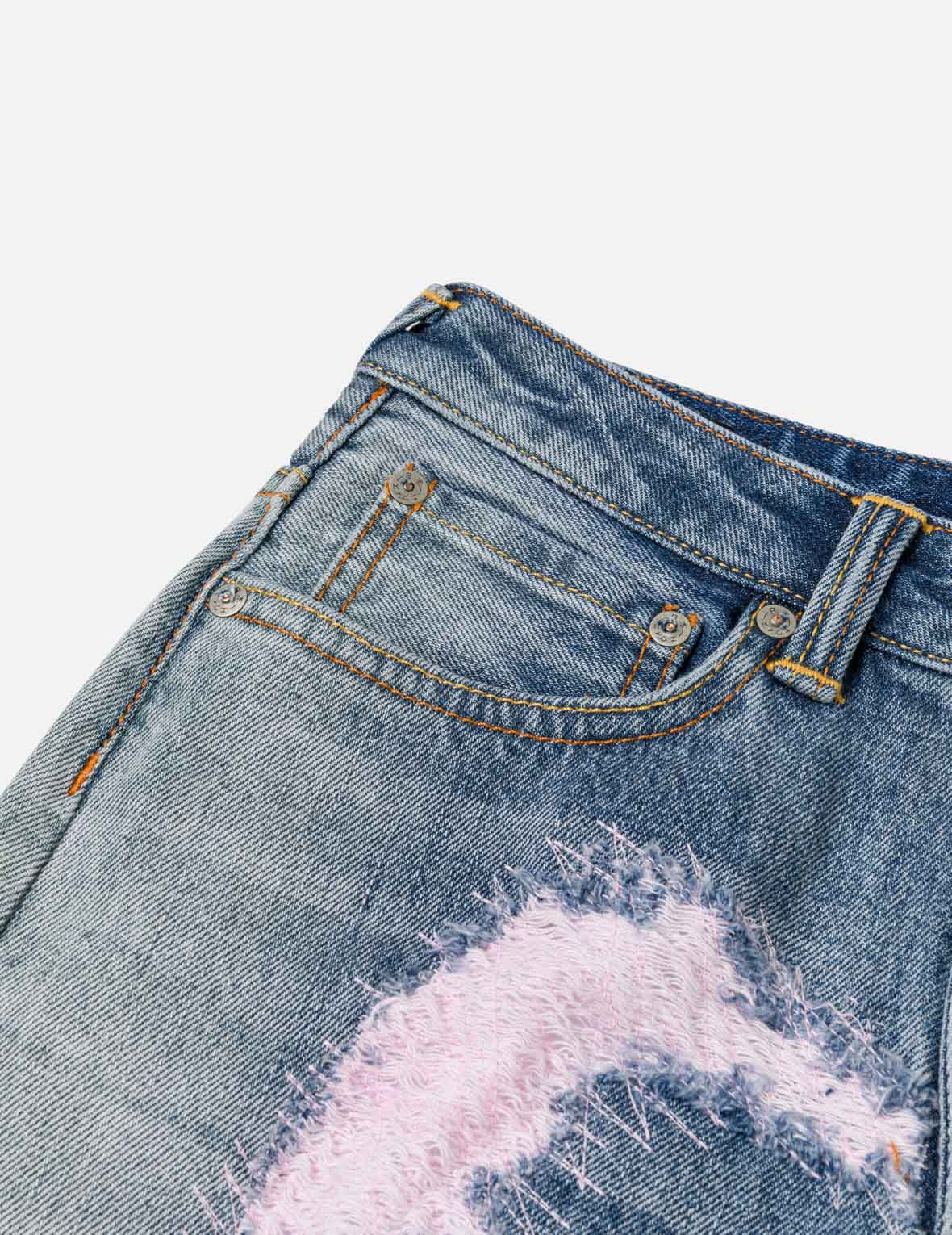 Distressed Daicock Balloon Jeans - Image 9