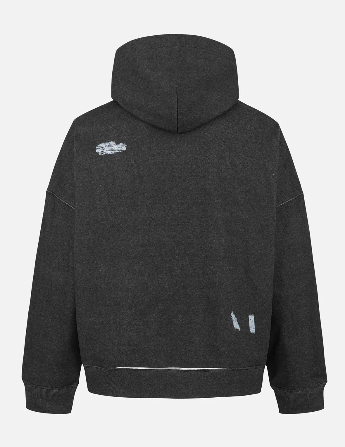 Distressed Prints Oversized Hoodie - Image 2