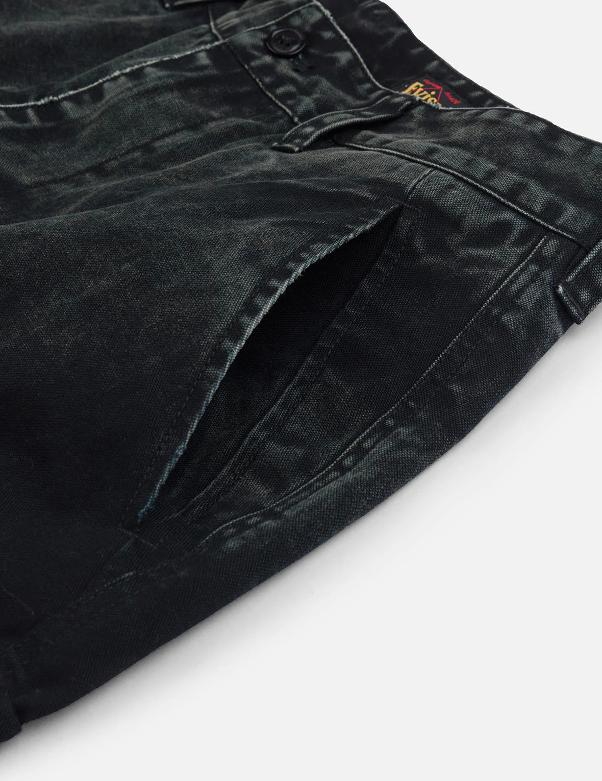 Distressed Seagull Appliqué Embroidery and Multi-Pocket Loose Fit Cargo Pants - Image 17