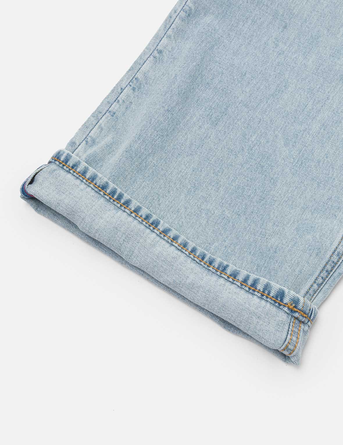 Distressed Seagull Appliqué Fashion Fit Wide-leg Jeans - Image 10