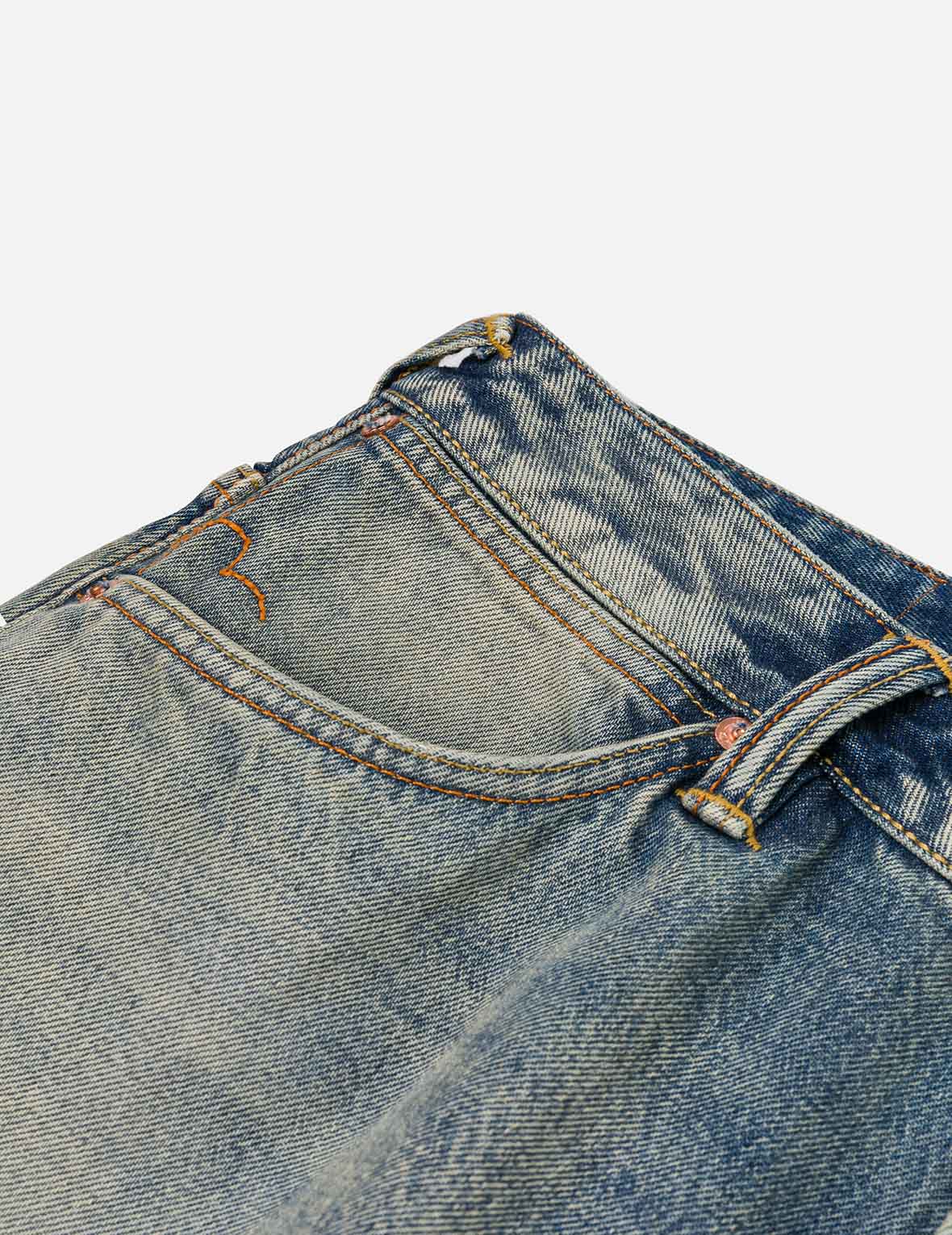 Distressed Seagull Print Regular Fit Denim Jeans - Image 22