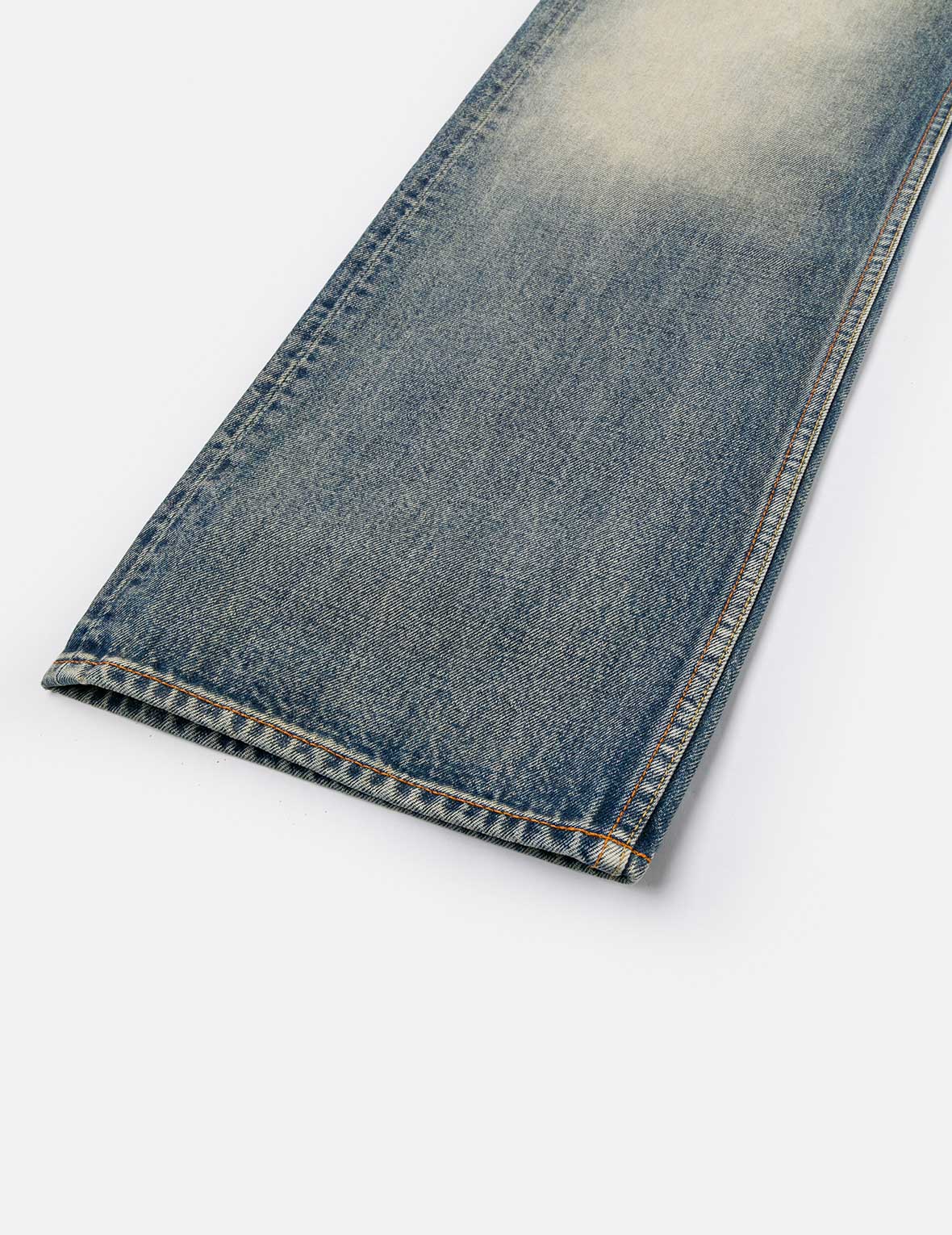 Distressed Seagull Print Regular Fit Denim Jeans - Image 24