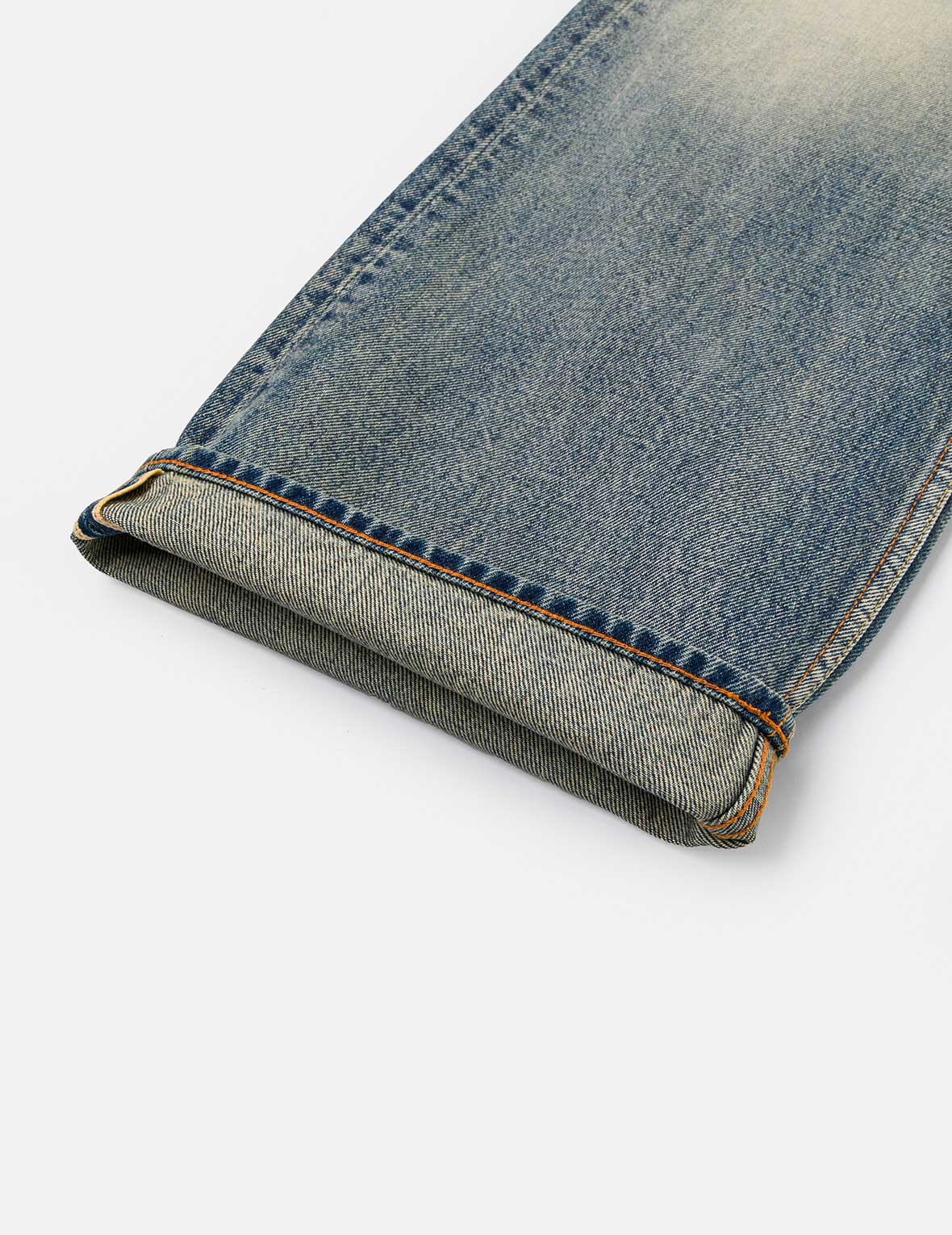 Distressed Seagull Print Regular Fit Denim Jeans - Image 26