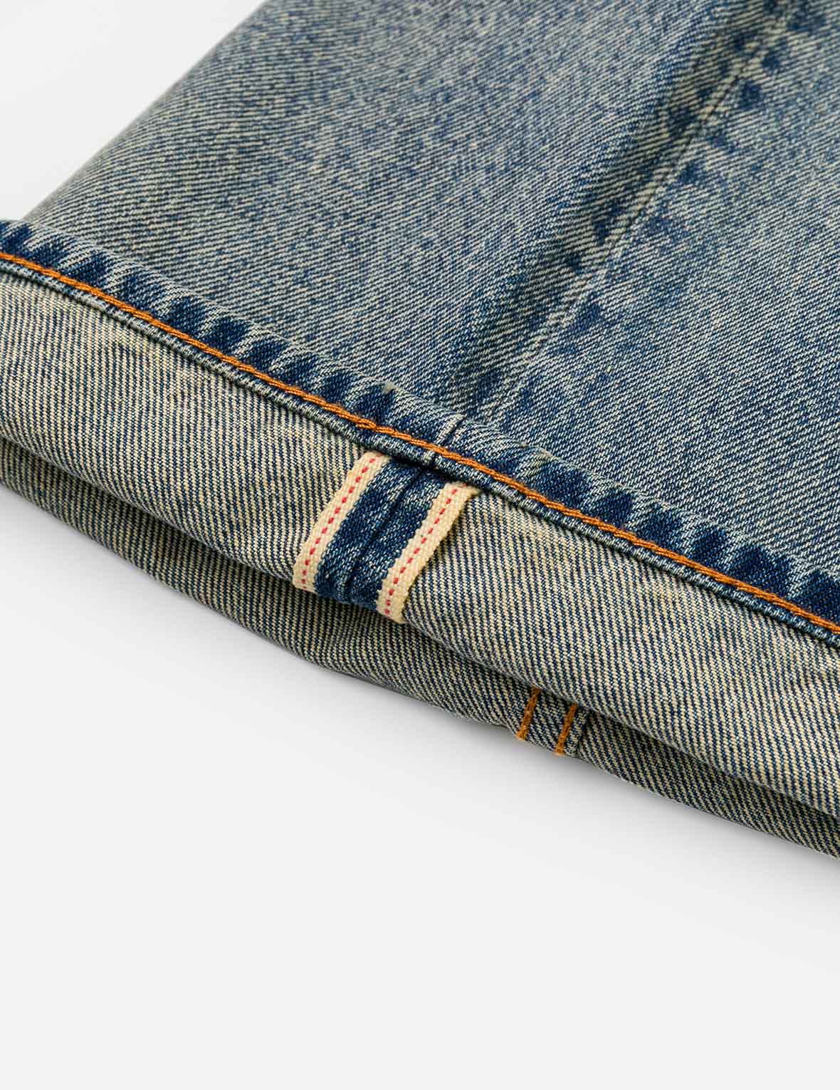 Distressed Seagull Print Regular Fit Denim Jeans - Image 28