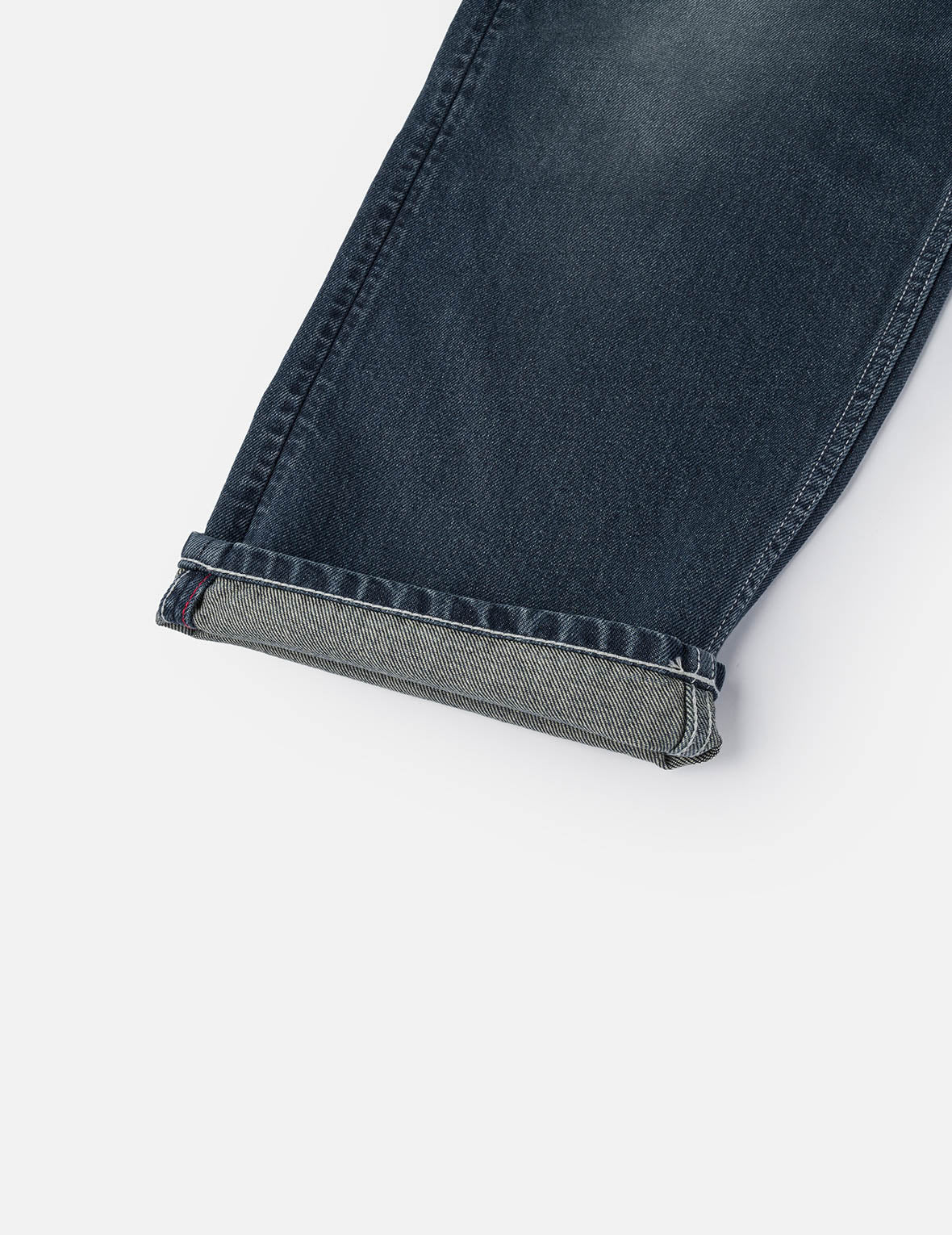 Distressed Seagull Print with Irregular Patches Loose Fit Denim Jeans - Image 12