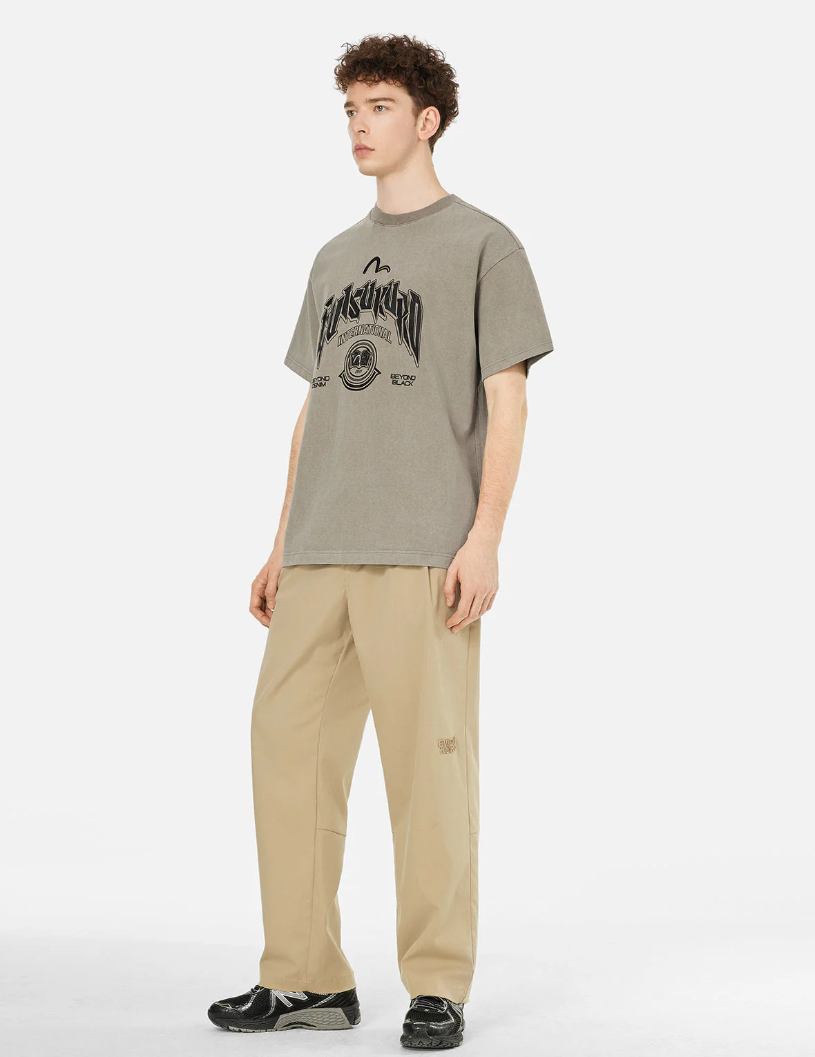 Distressed Wash Relax Fit T-shirt - Image 3