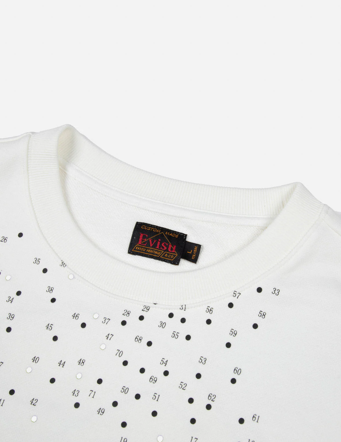 Dot-to-Dot Daruma and Logo Print Relax Fit Sweatshirt - Image 18
