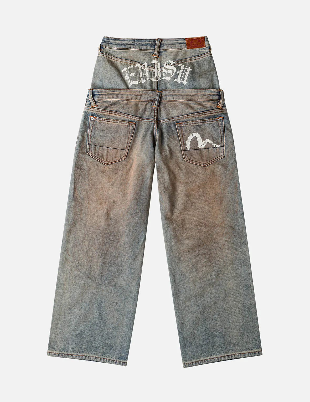 Double Waistband Jeans - Image 3
