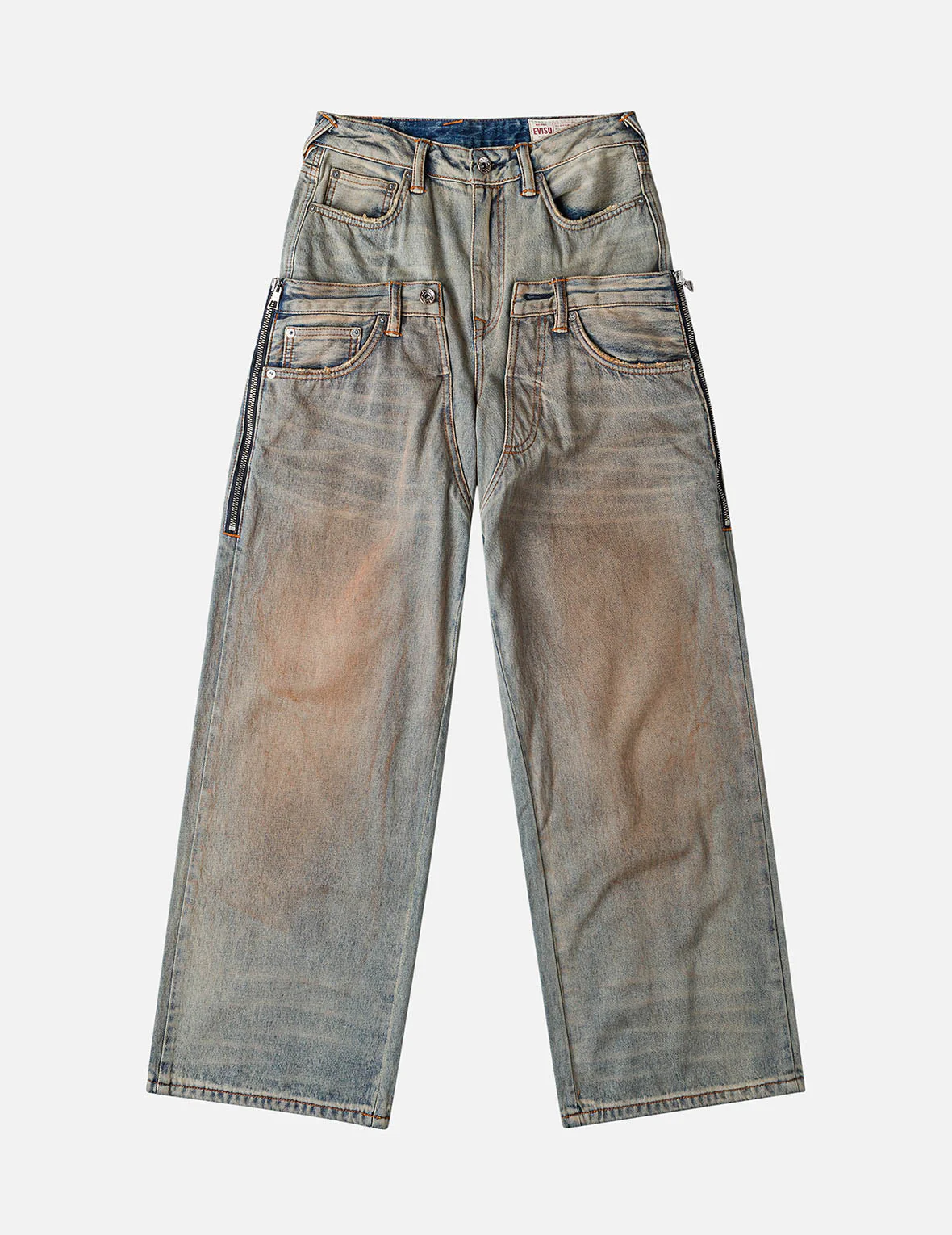Double Waistband Jeans - Image 4