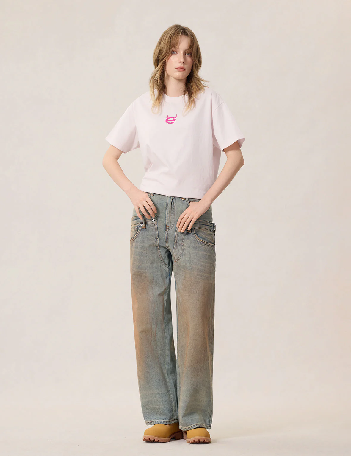 Double Waistband Jeans - Image 7