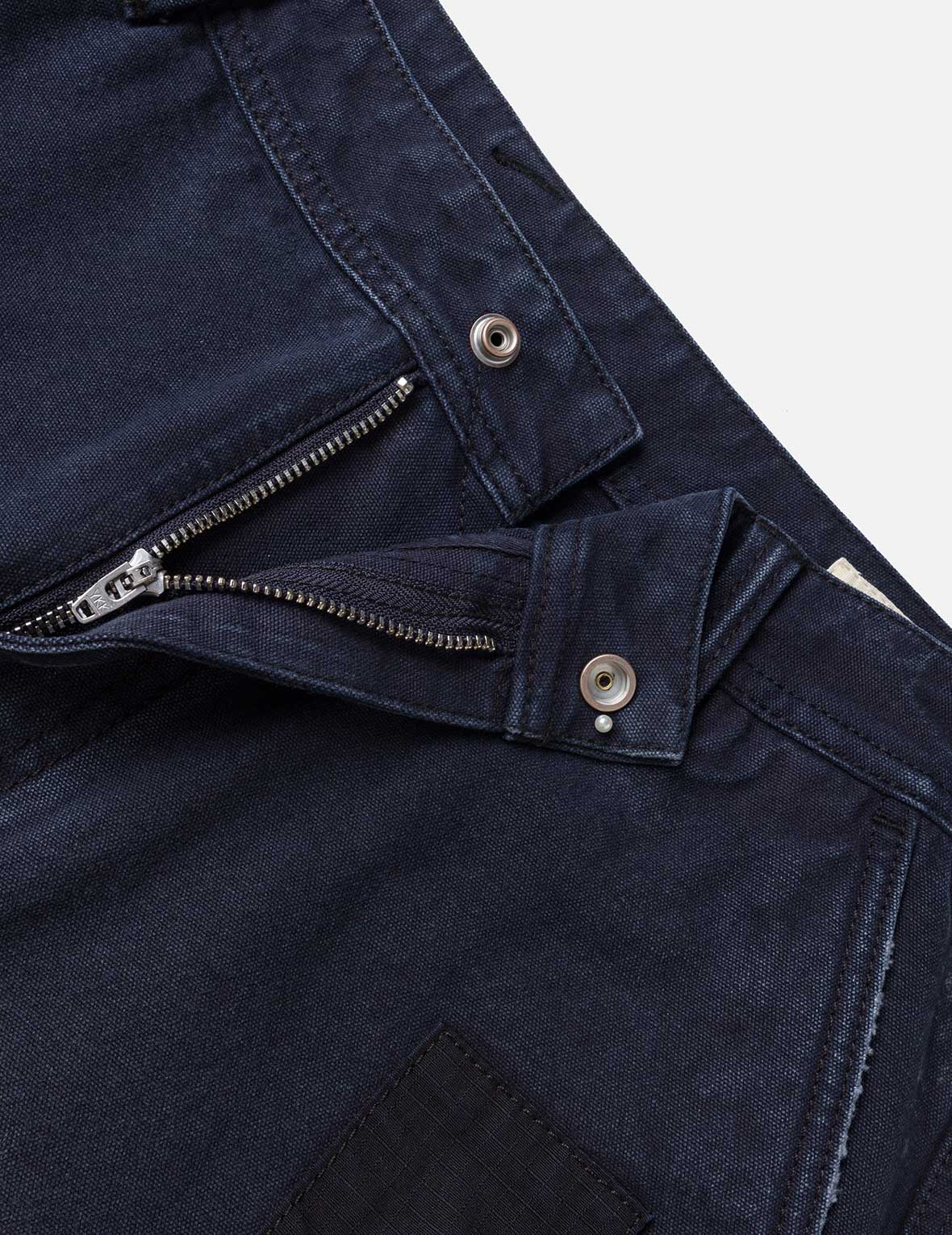 Dual Seagull Print Loose Fit Washed Woven Cargo Joggers - Image 23