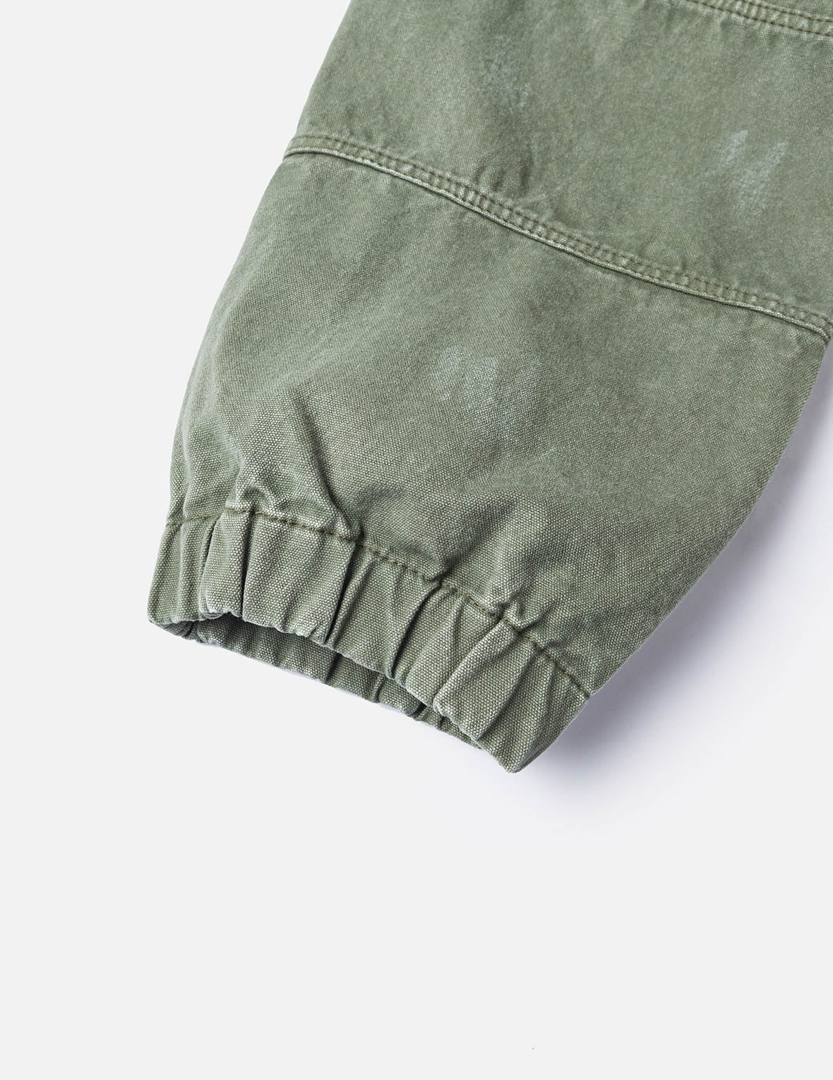 Dual Seagull Print Loose Fit Washed Woven Cargo Joggers - Image 26
