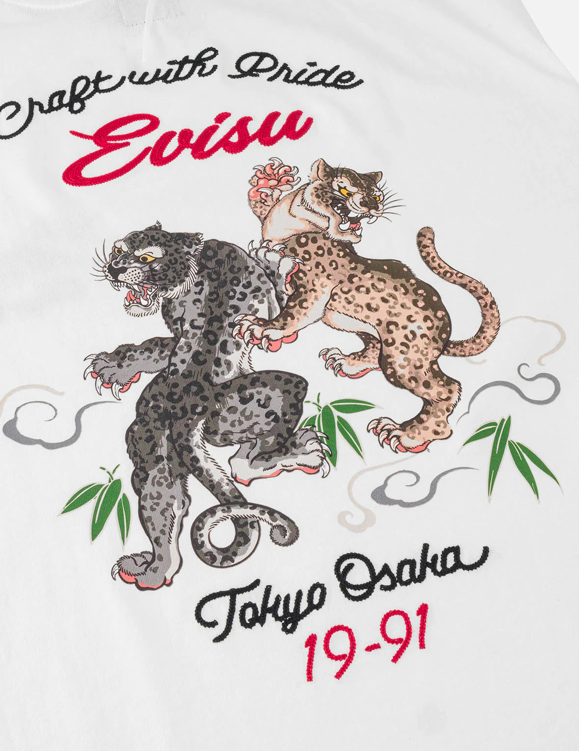 Duo Leopard Printed Embroidery T-Shirt - Image 13