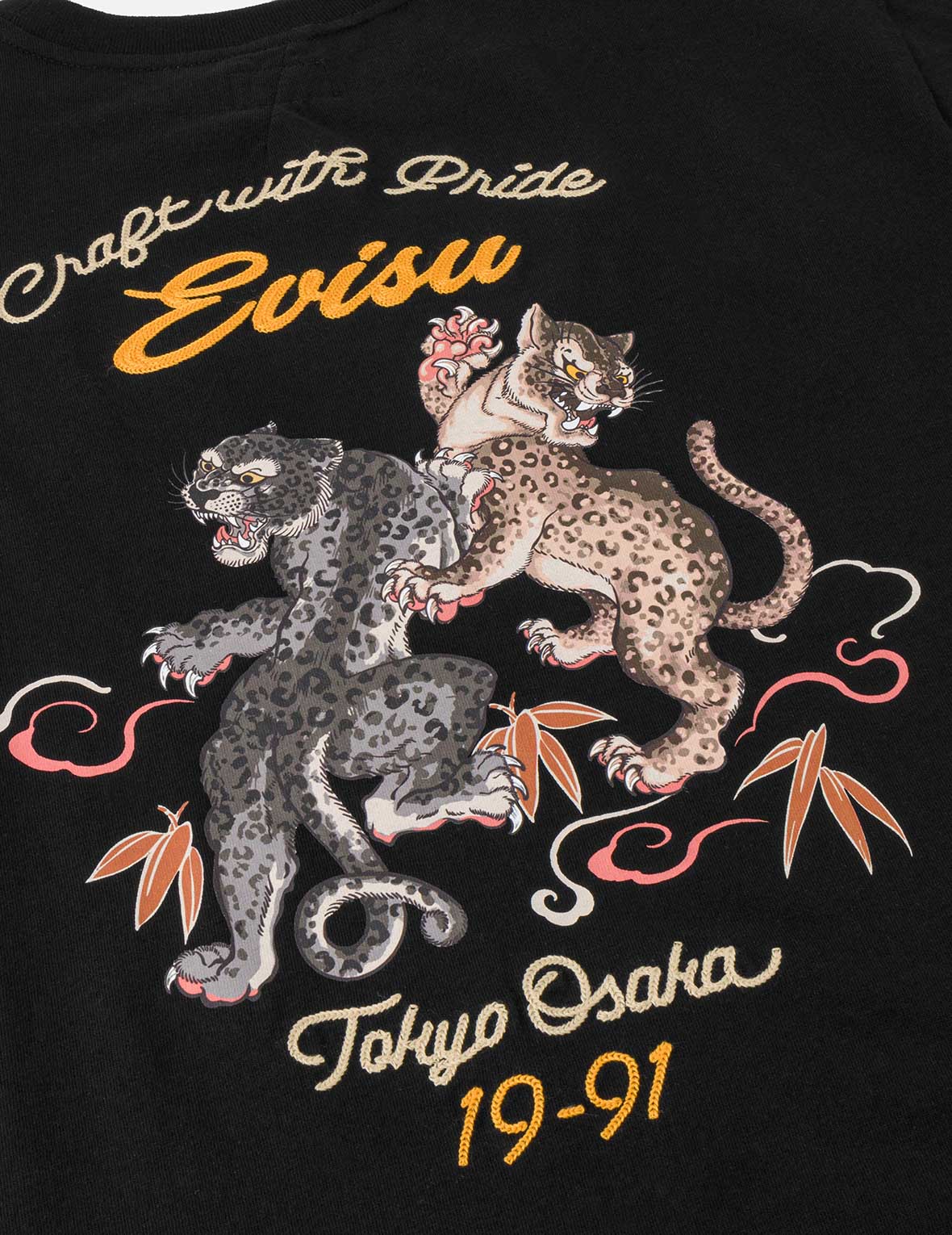 Duo Leopard Printed Embroidery T-Shirt - Image 14