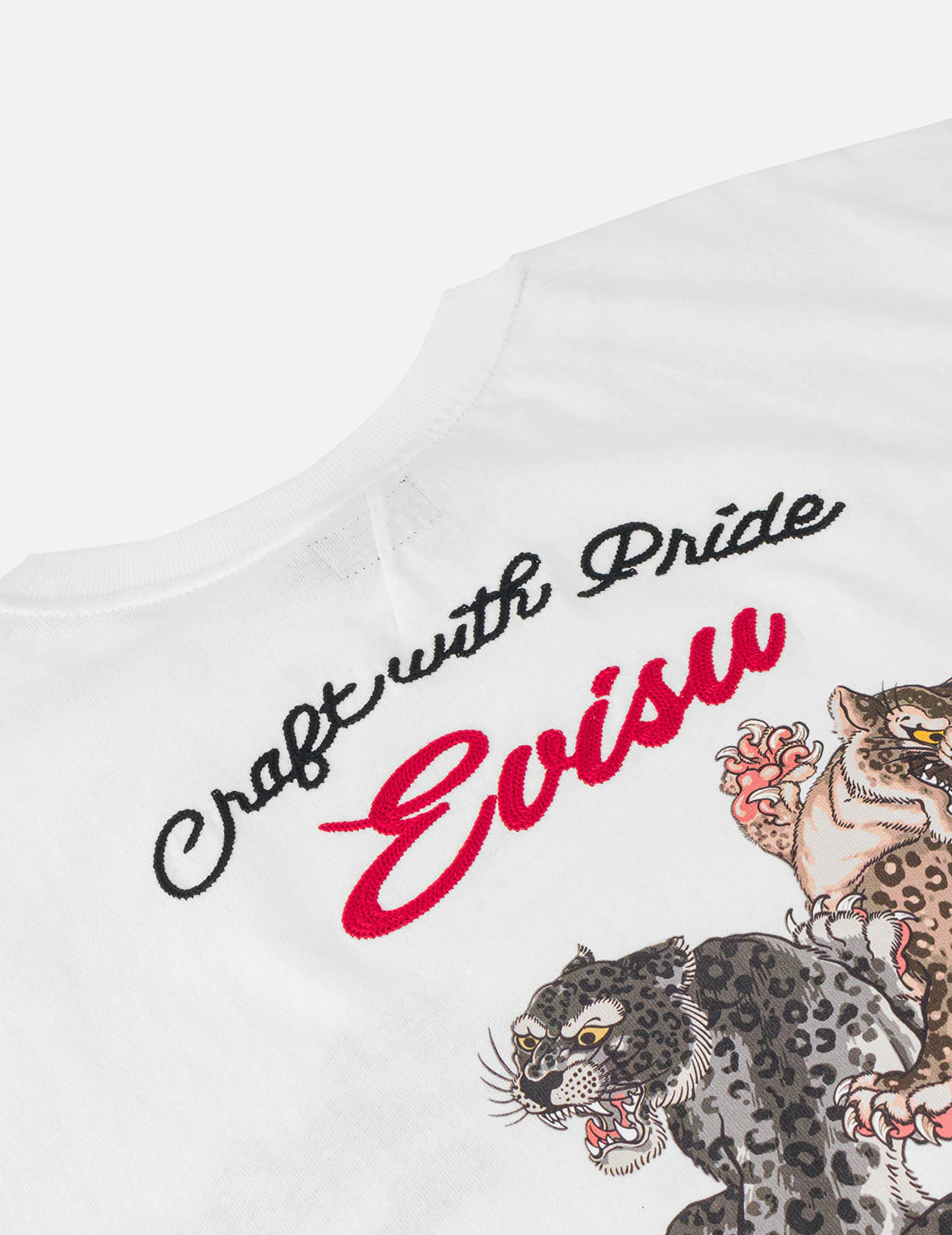 Duo Leopard Printed Embroidery T-Shirt - Image 15