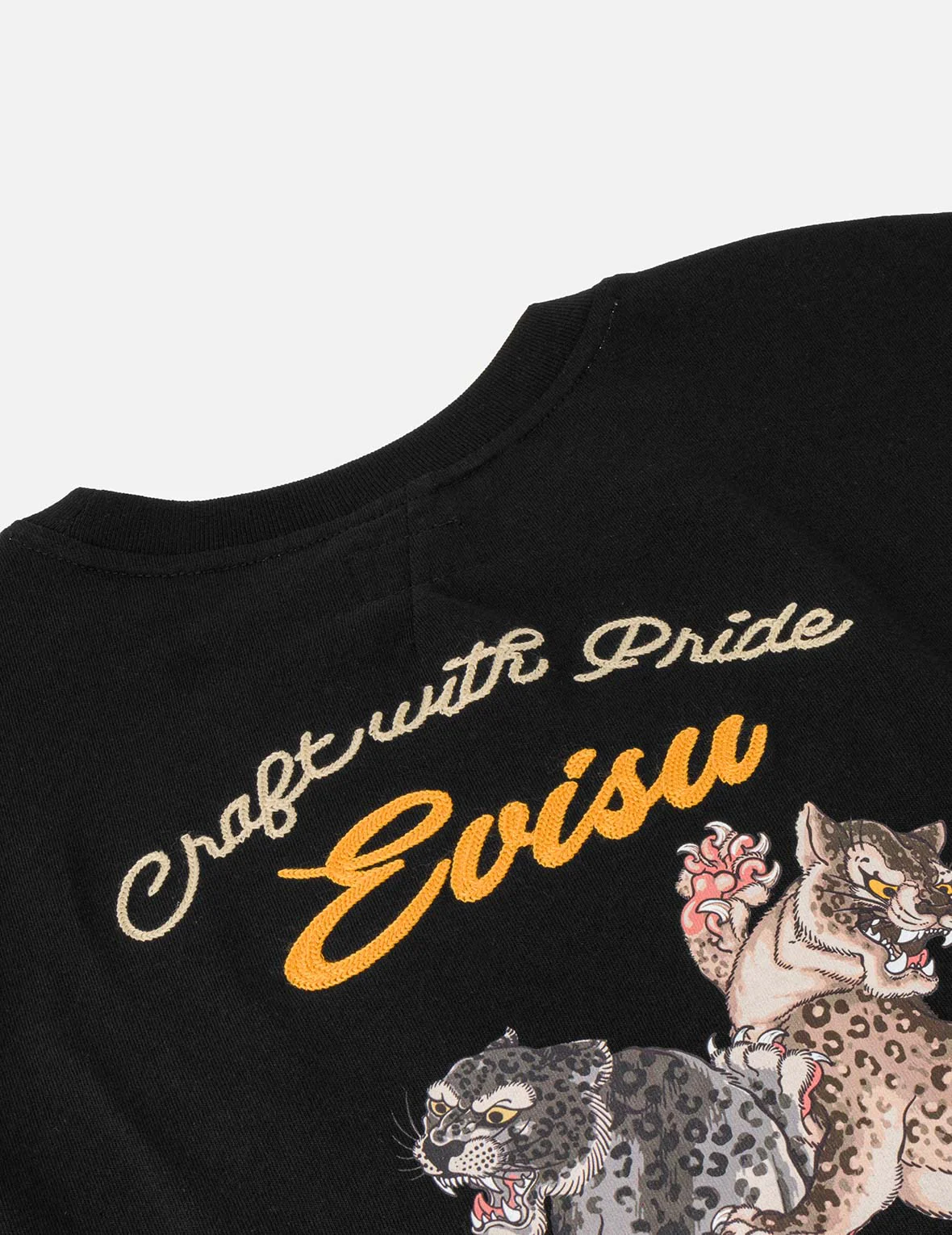 Duo Leopard Printed Embroidery T-Shirt - Image 16