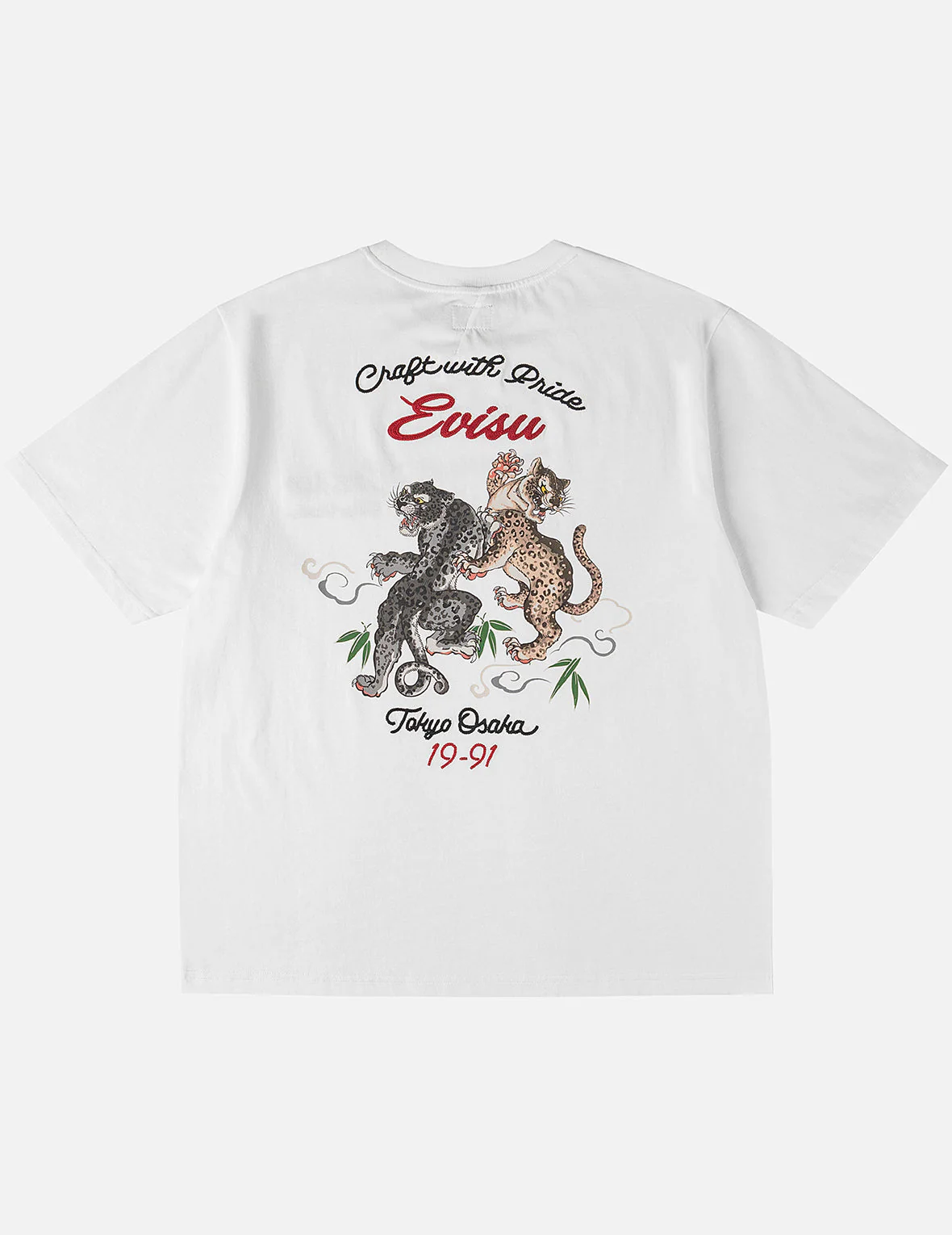 Duo Leopard Printed Embroidery T-Shirt - Image 5