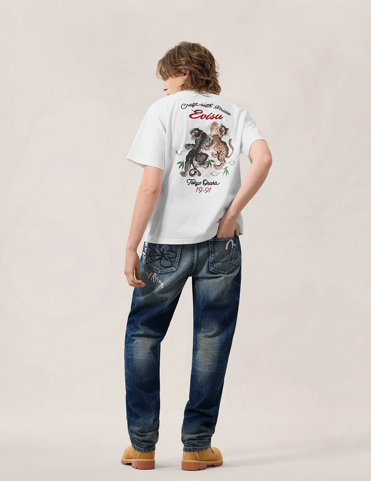 Duo Leopard Printed Embroidery T-Shirt - Image 9