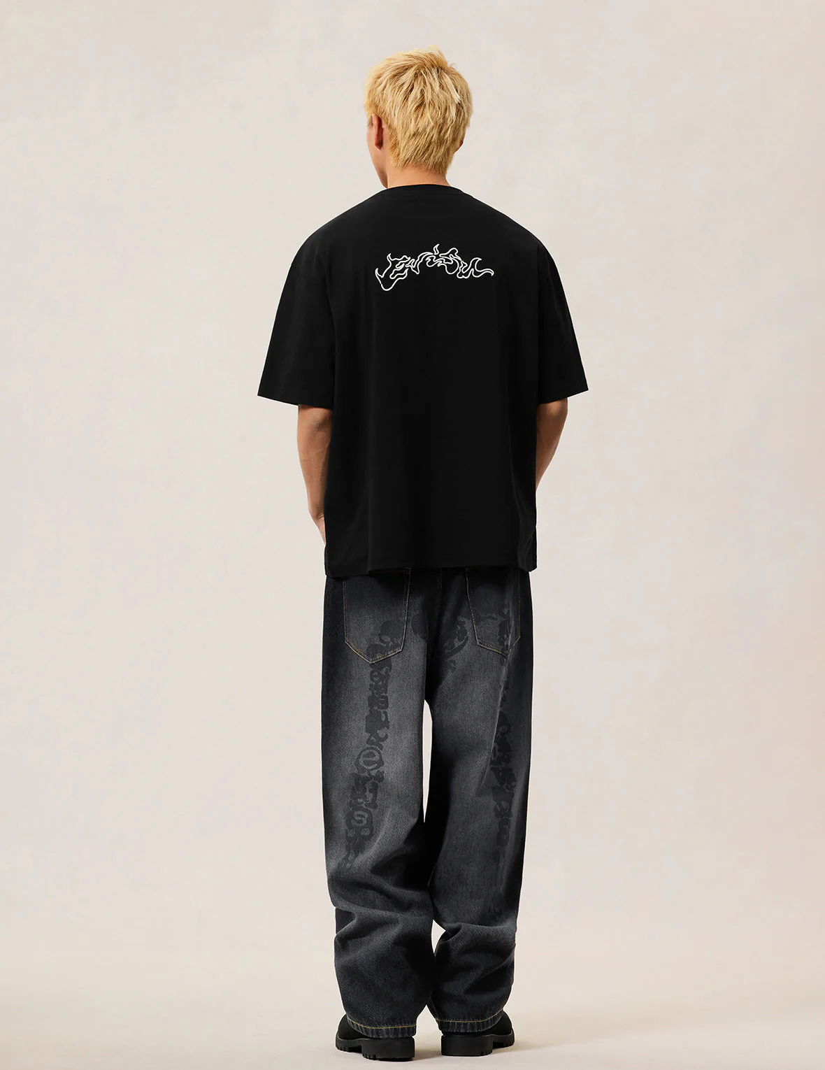 Duo Scorpio Embroidery T-shirt - Image 8