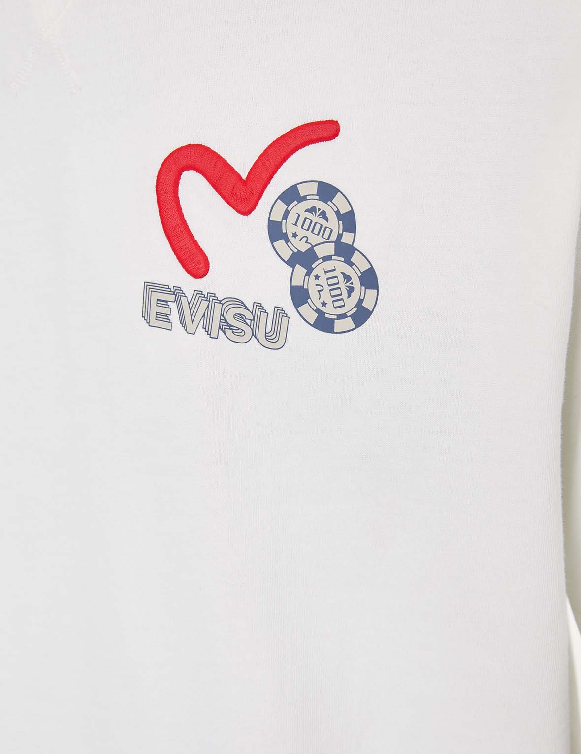 Ebisu Poster Appliqué and Seagull Embroidery T-Shirt - Image 10