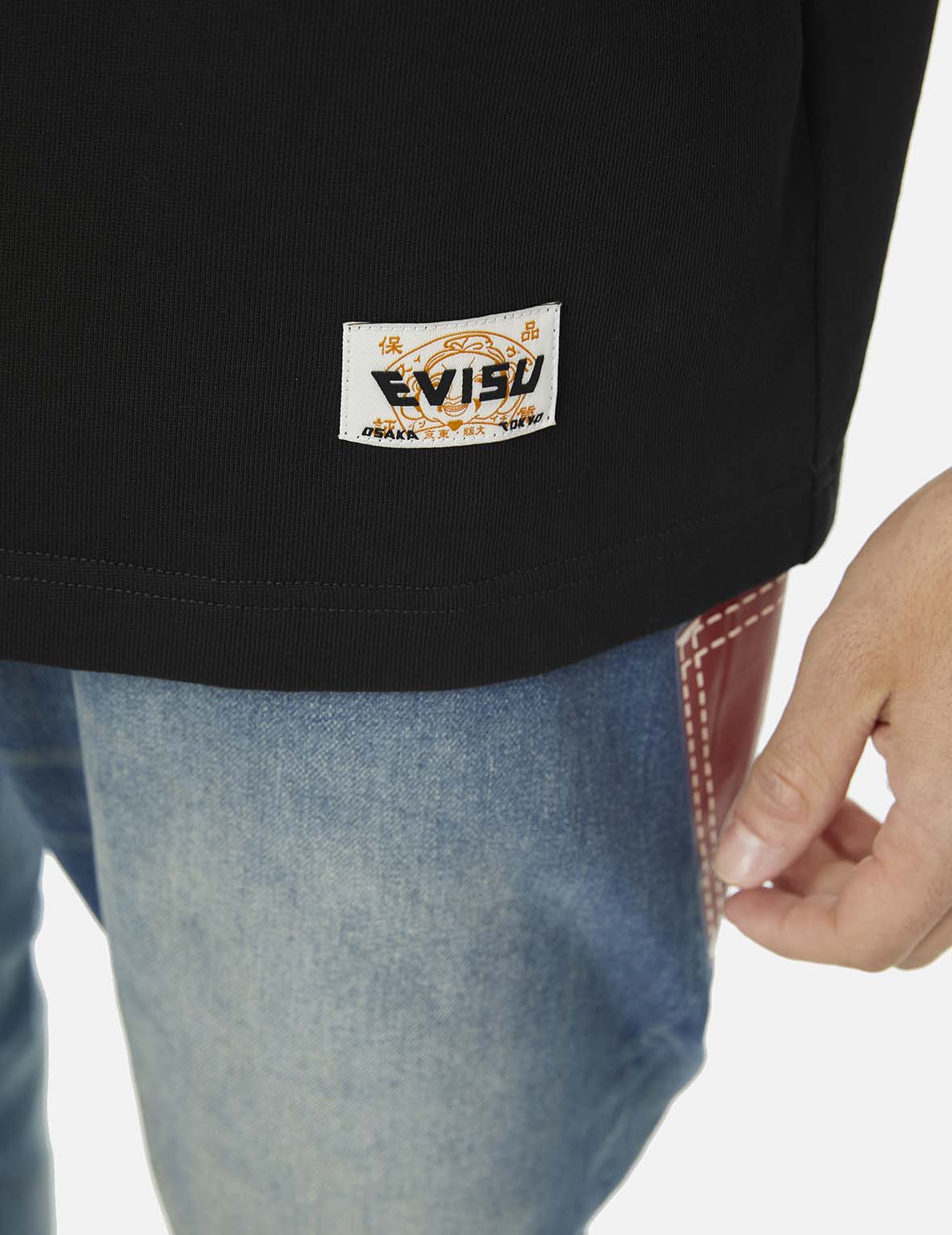 Ebisu Poster Appliqué and Seagull Embroidery T-Shirt - Image 13