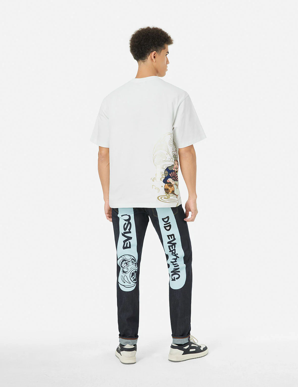 Ebisu Print Relax Fit T-Shirt - Image 11